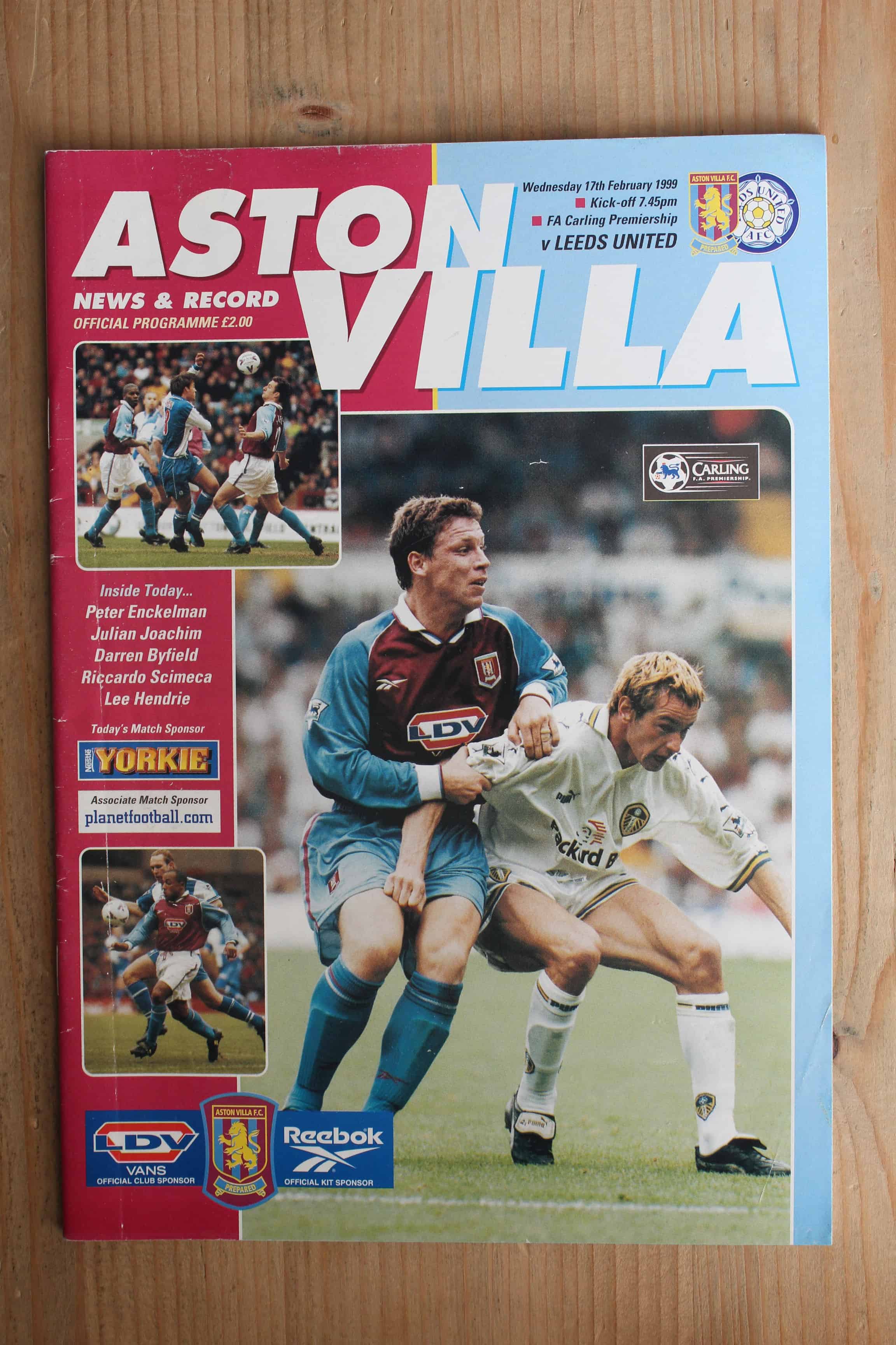 Aston Villa FC v Leeds United FC