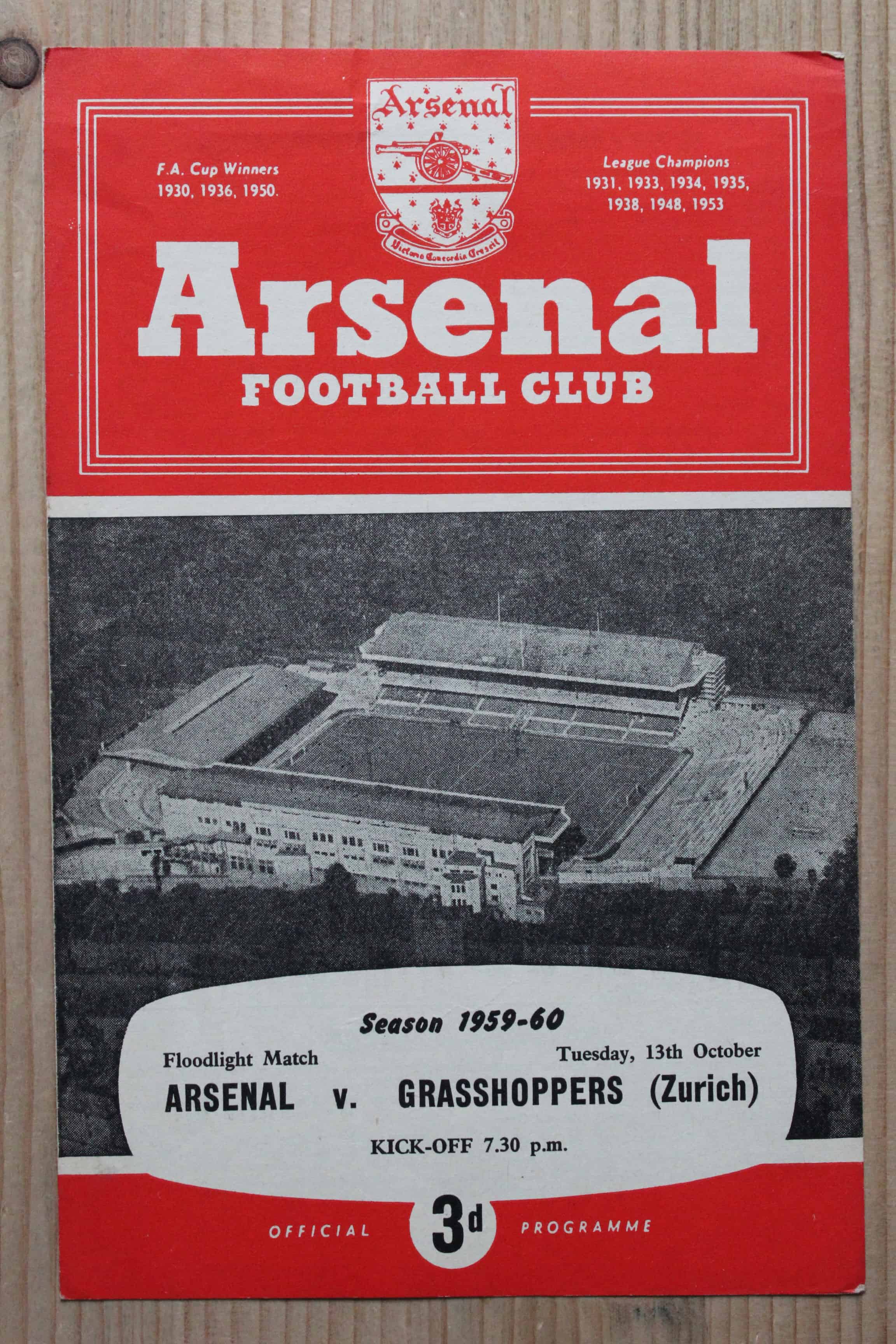 Arsenal FC v Grasshoppers