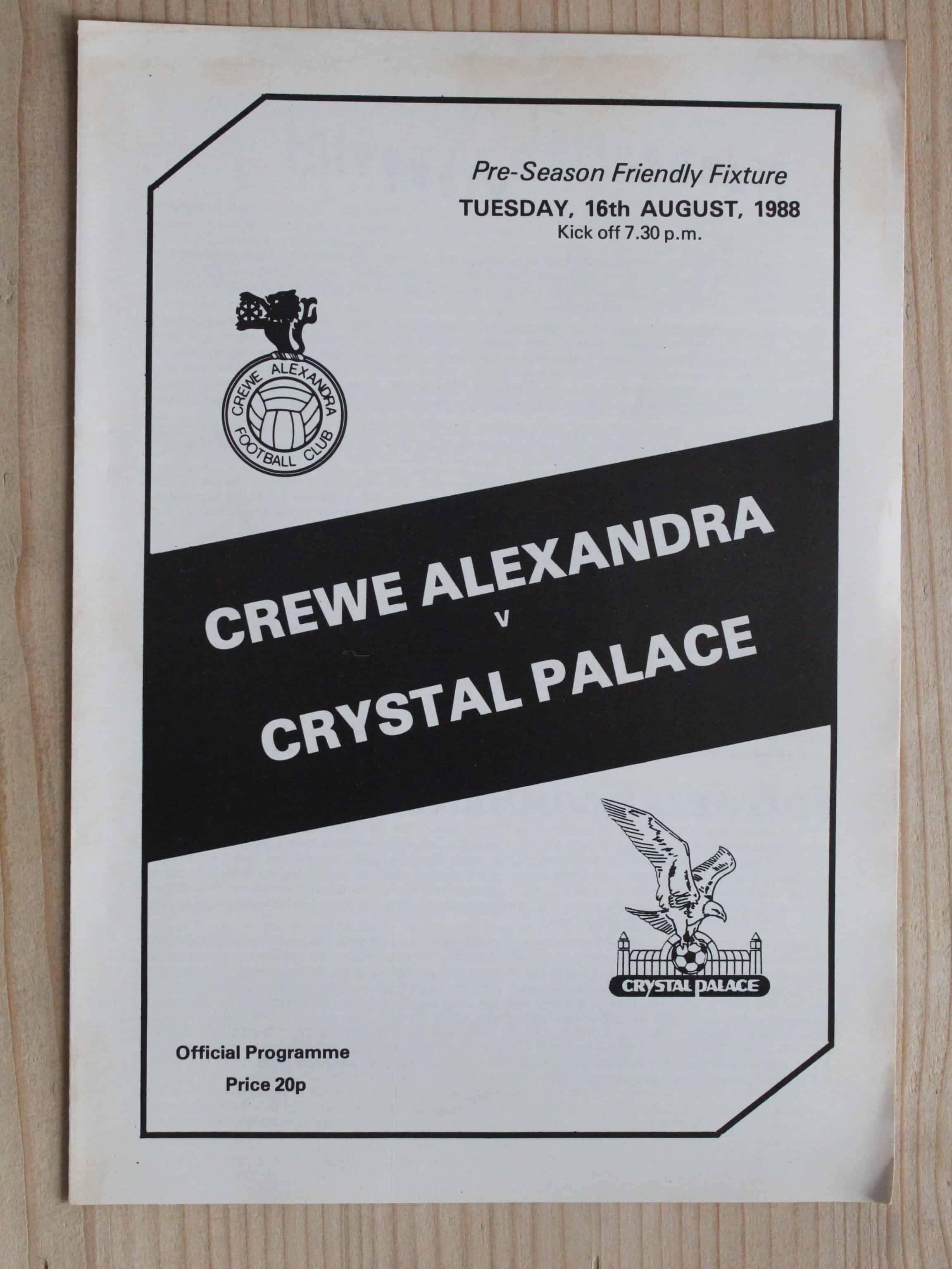 Crewe Alexandra FC v Crystal Palace FC