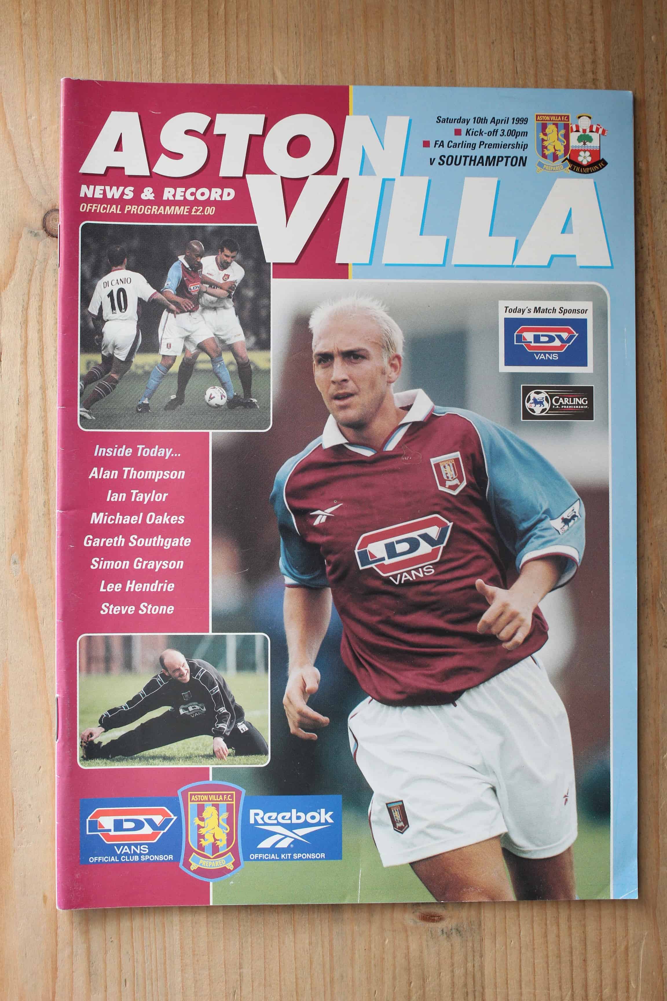 Aston Villa FC v Southampton FC