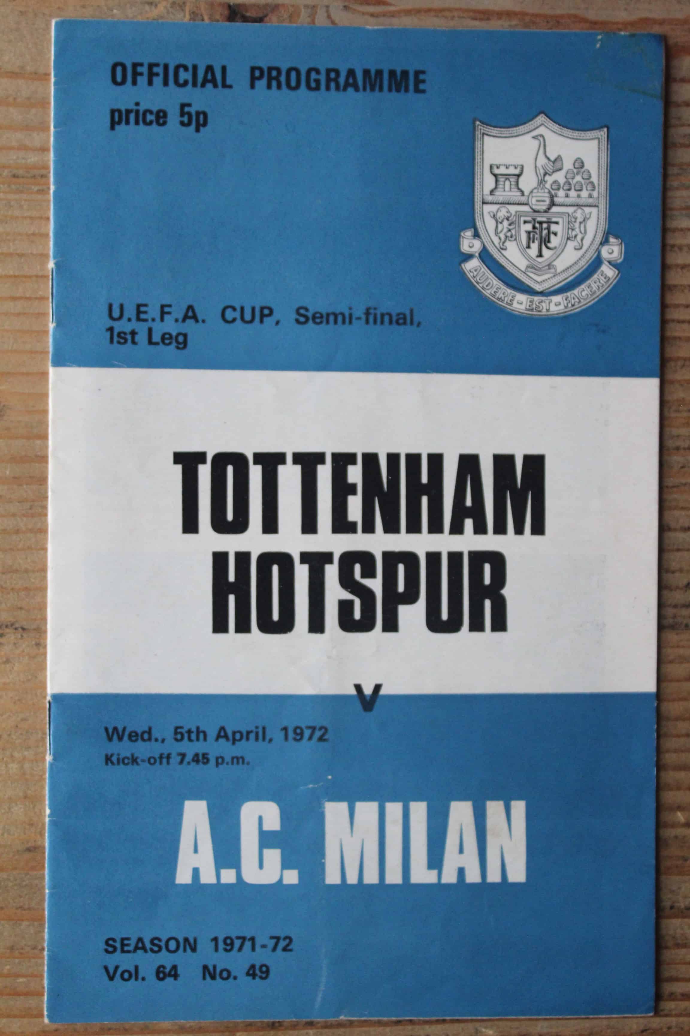 Tottenham Hotspur FC v AC Milan