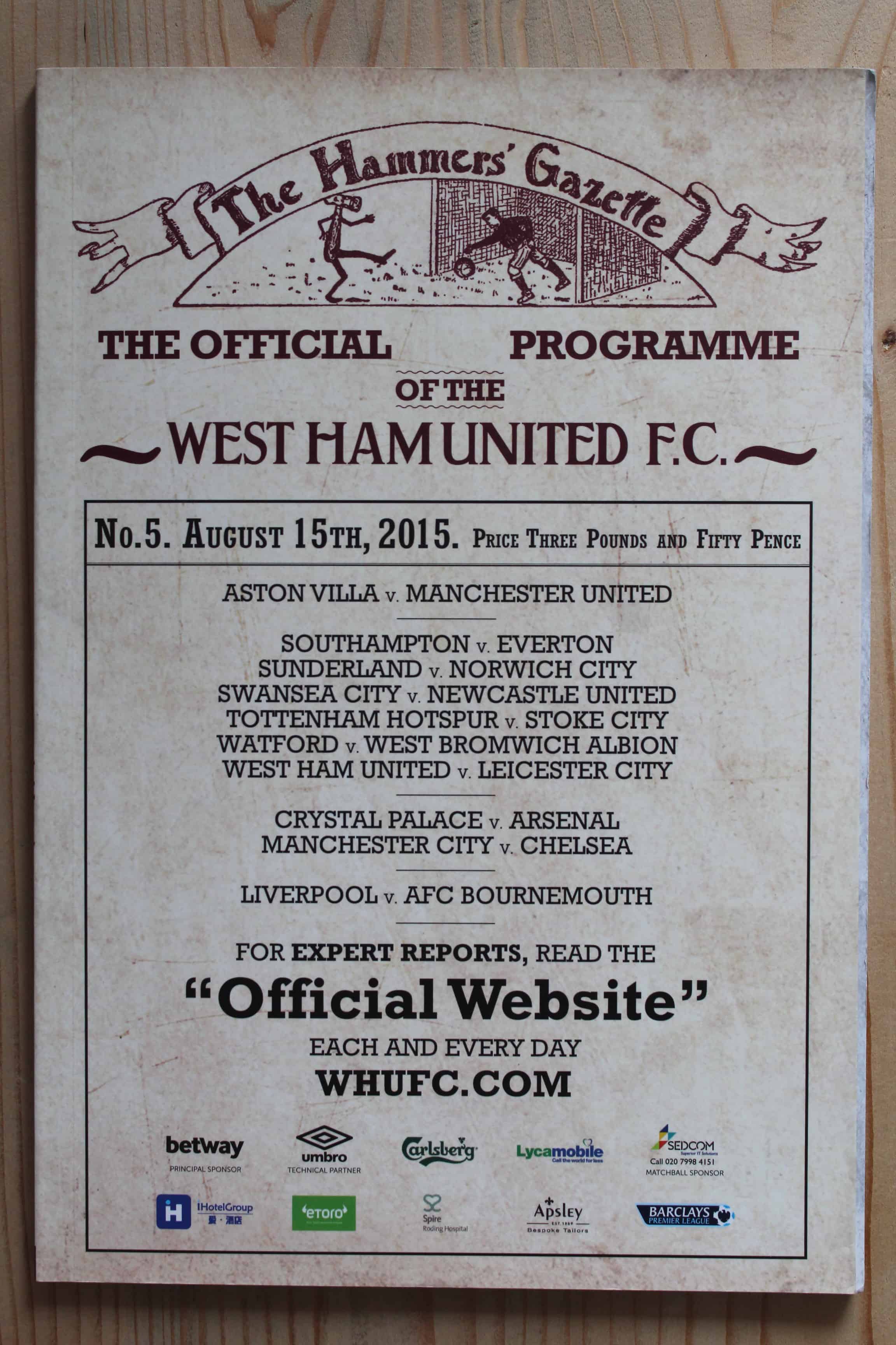 West Ham United FC v Leicester City FC