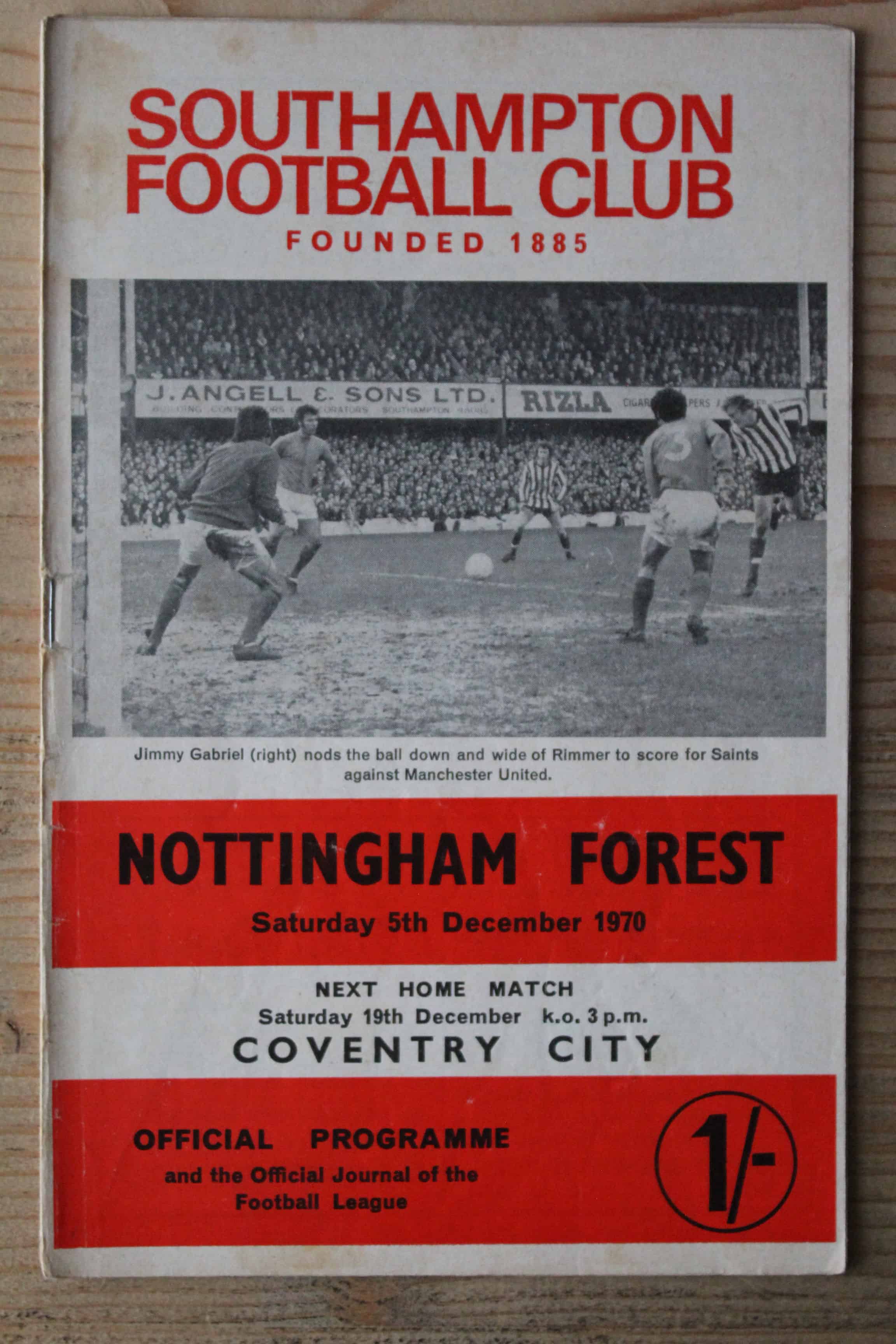 Southampton FC v Nottingham Forest FC