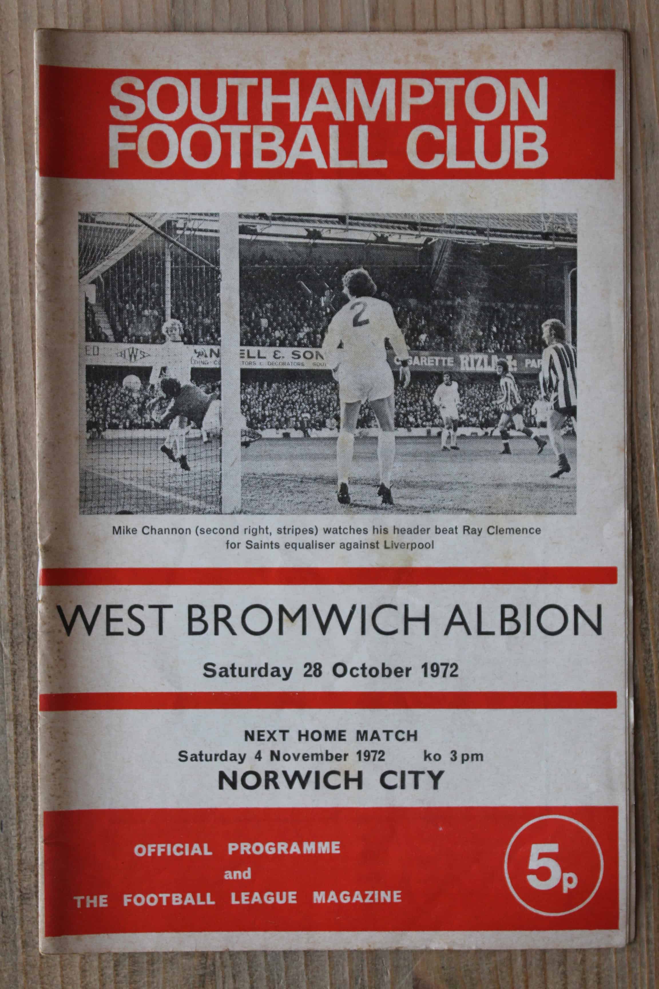 Southampton FC v West Bromwich Albion FC 