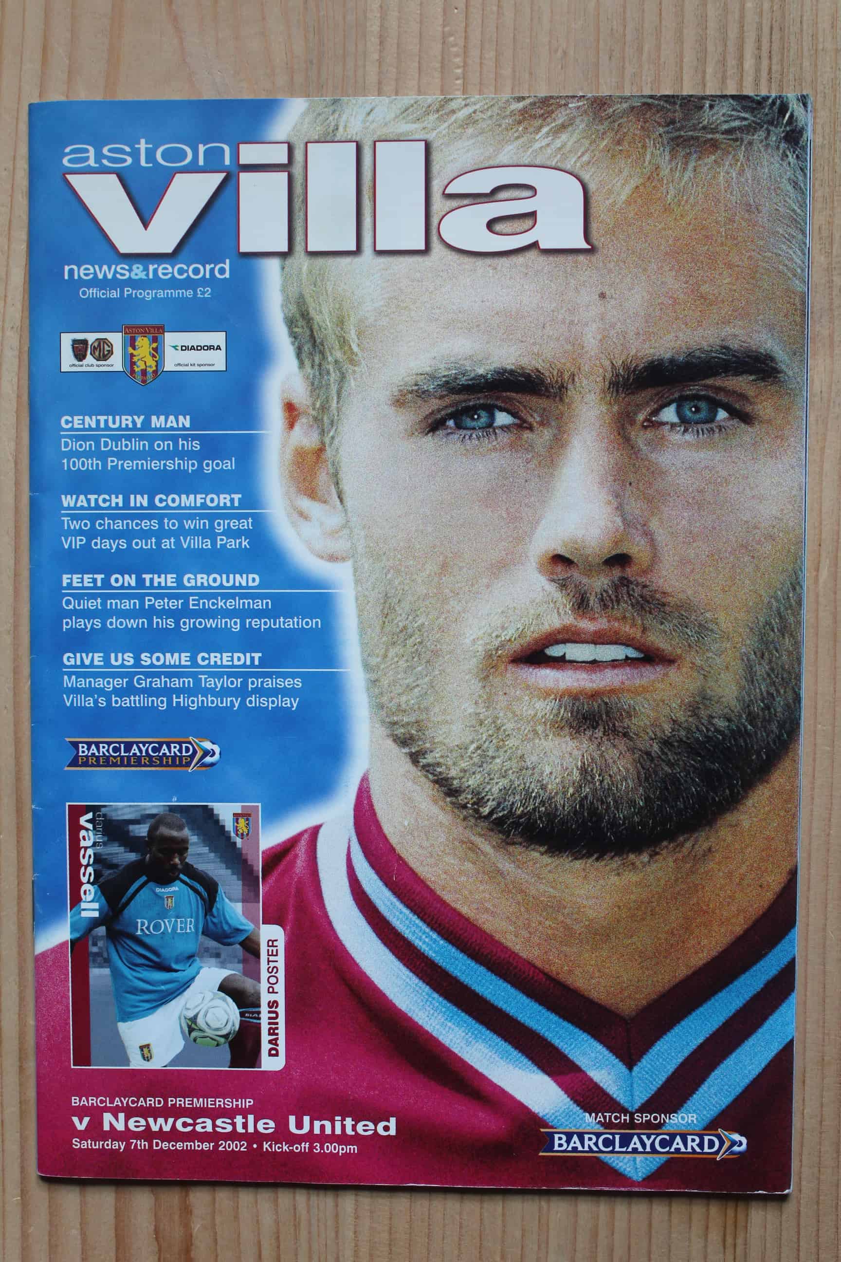 Aston Villa FC v Newcastle United FC