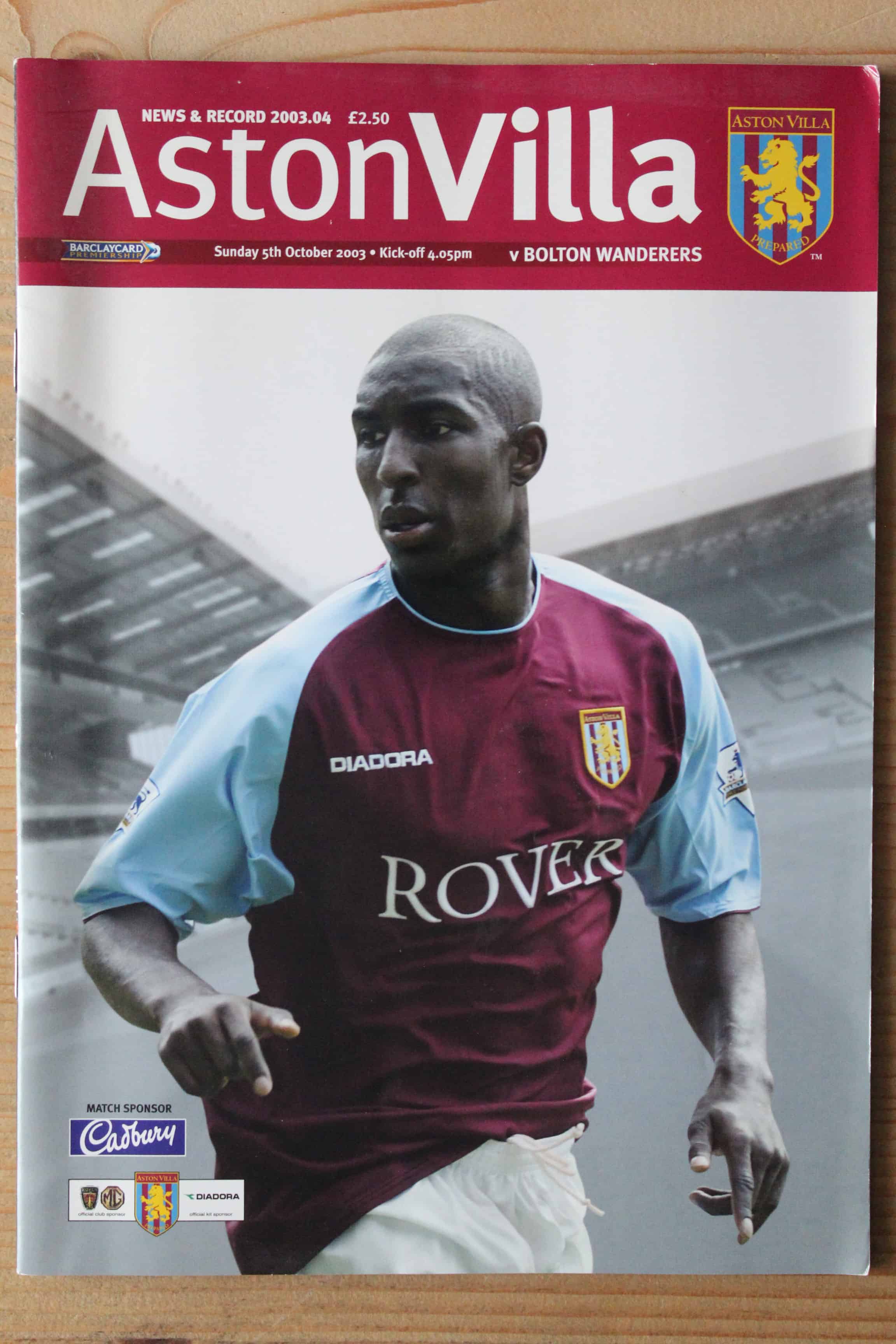 Aston Villa FC v Bolton Wanderers FC