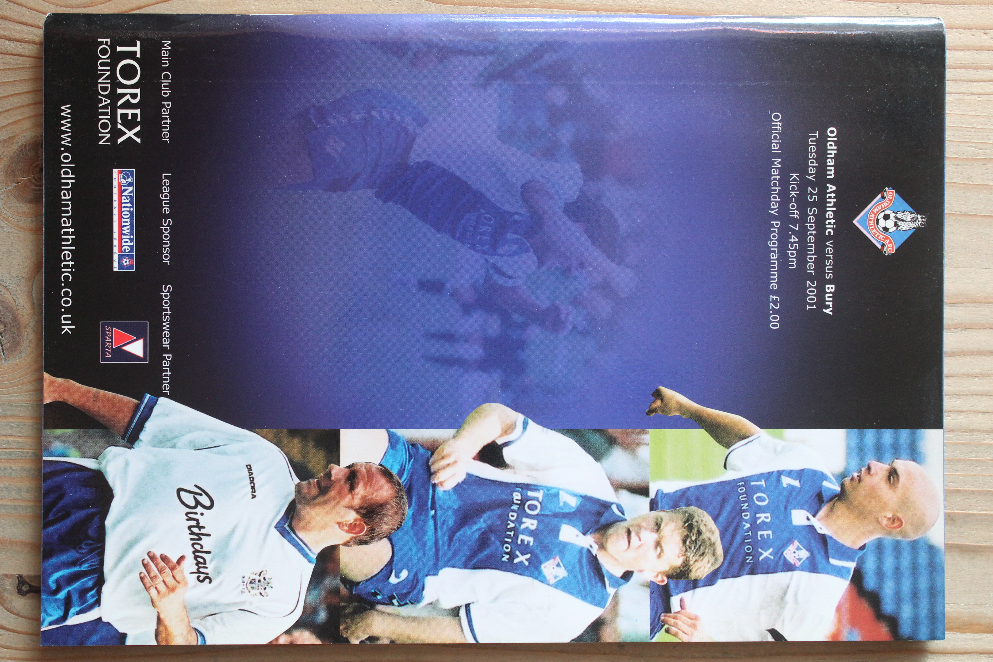 Oldham Athletic FC v Bury FC