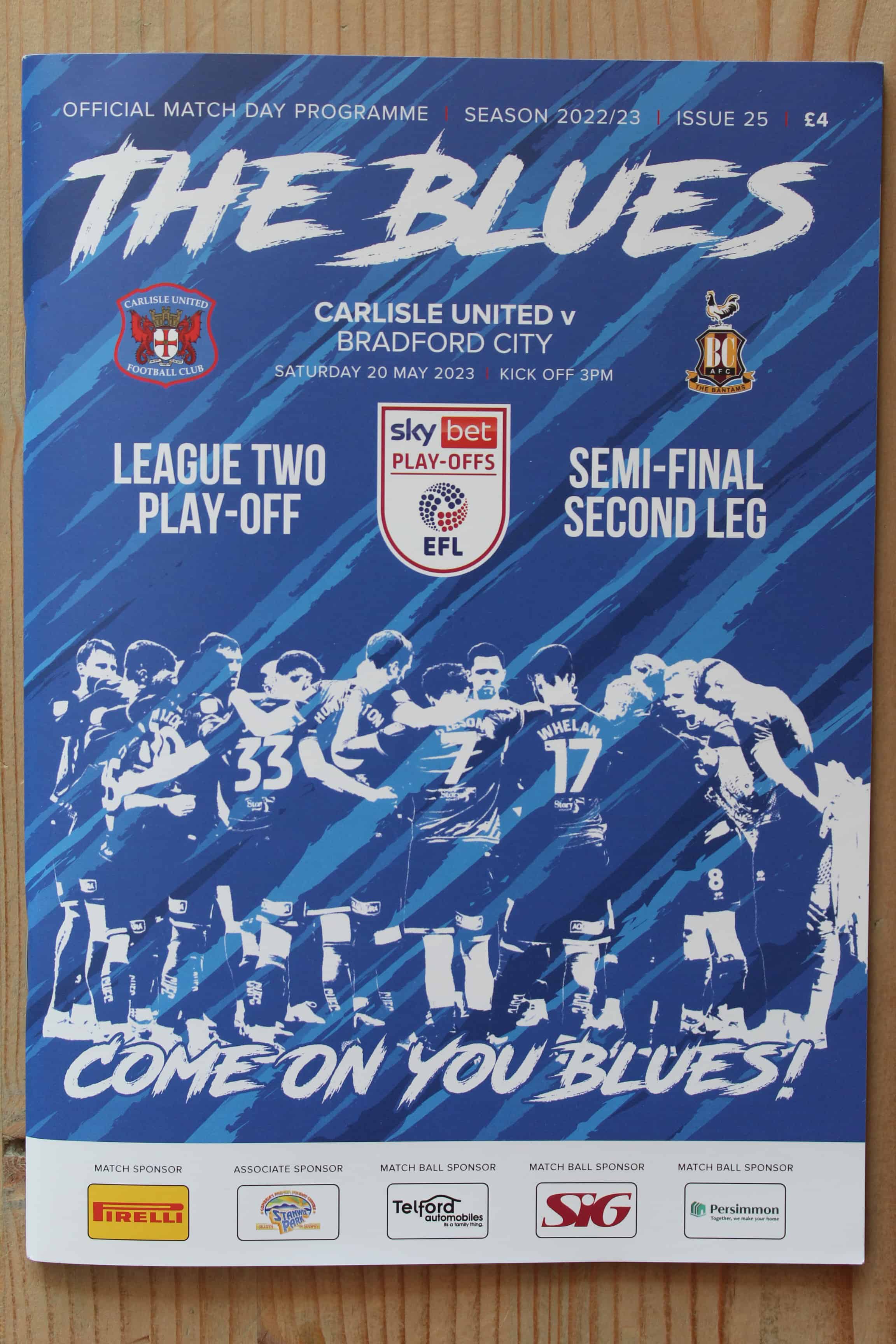 Carlisle United FC v Bradford City FC