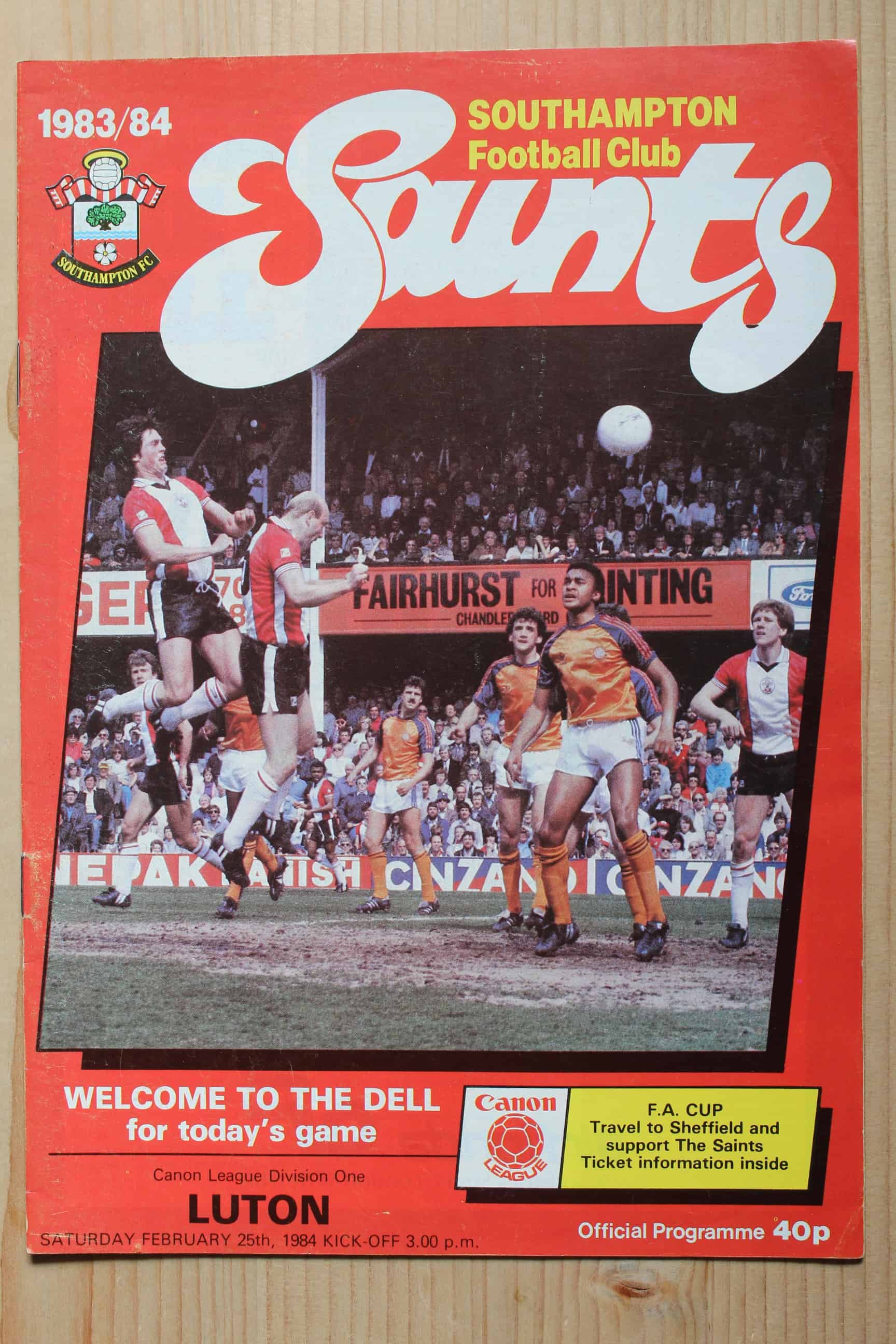 Southampton FC v Luton Town FC