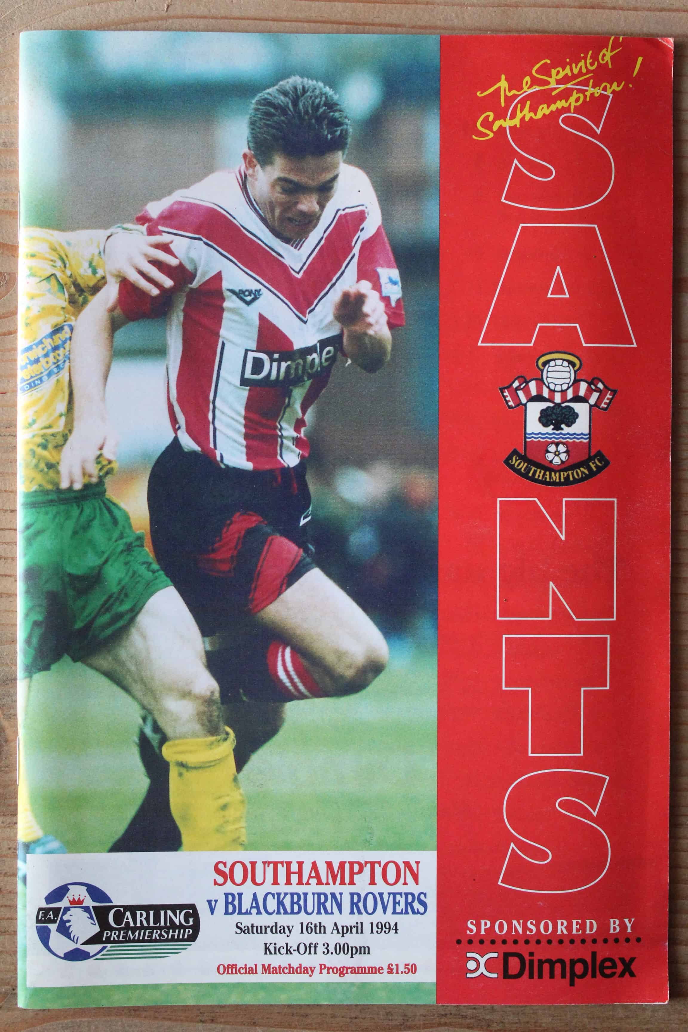 Southampton FC v Blackburn Rovers FC