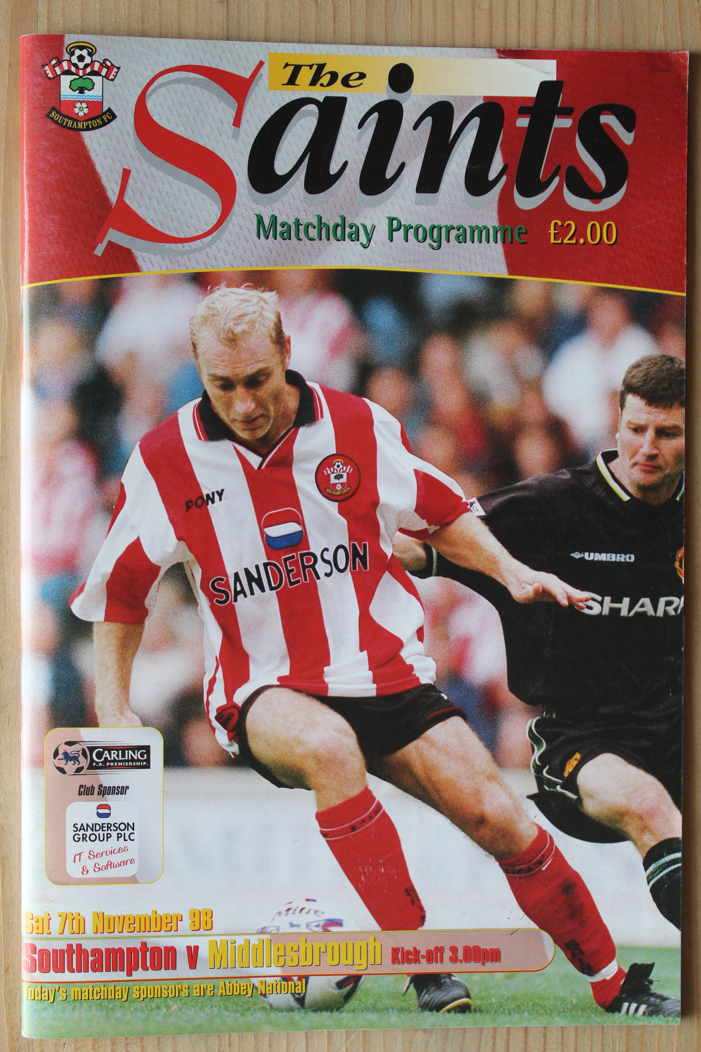 Southampton FC v Middlesbrough FC