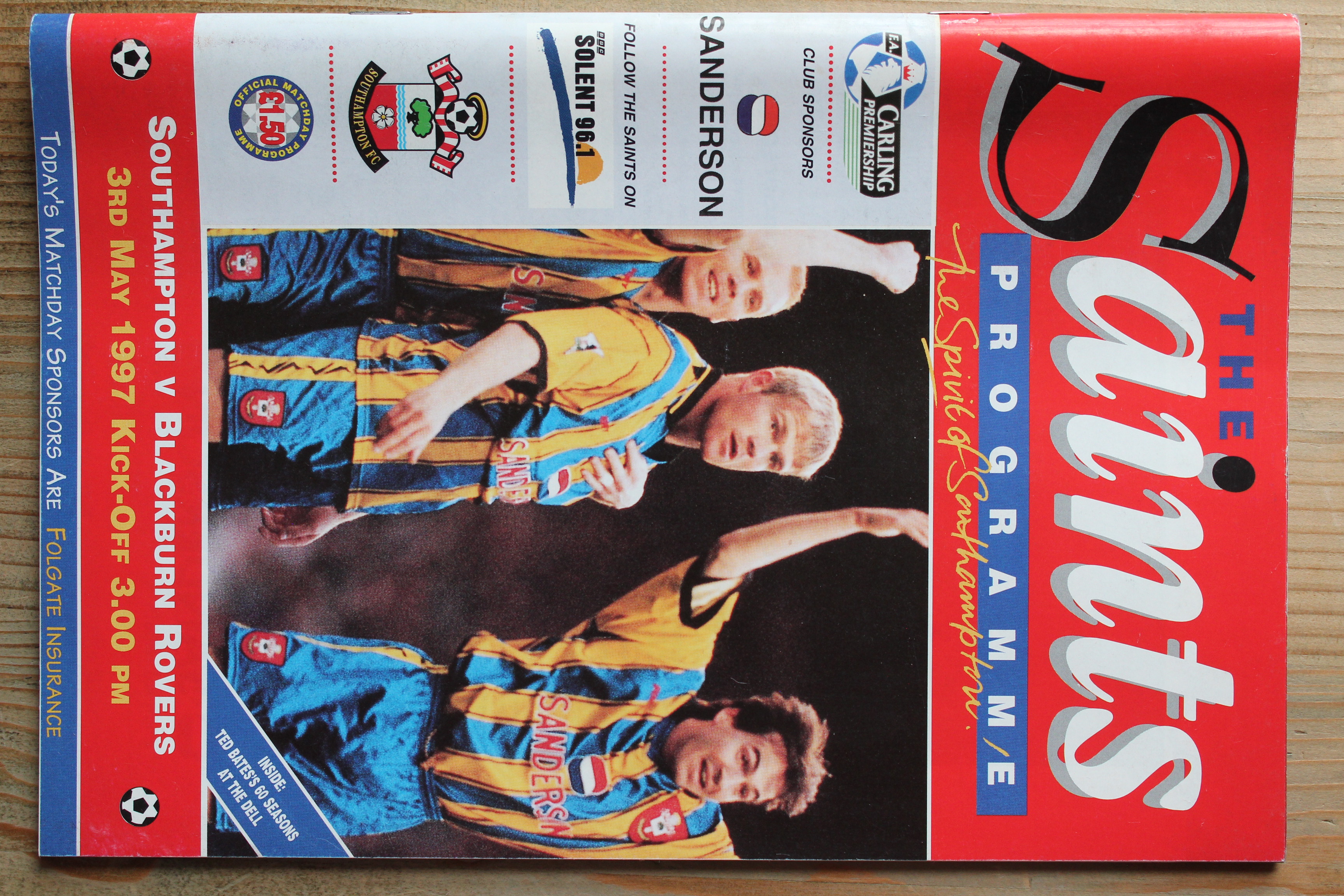 Southampton FC v Blackburn Rovers FC