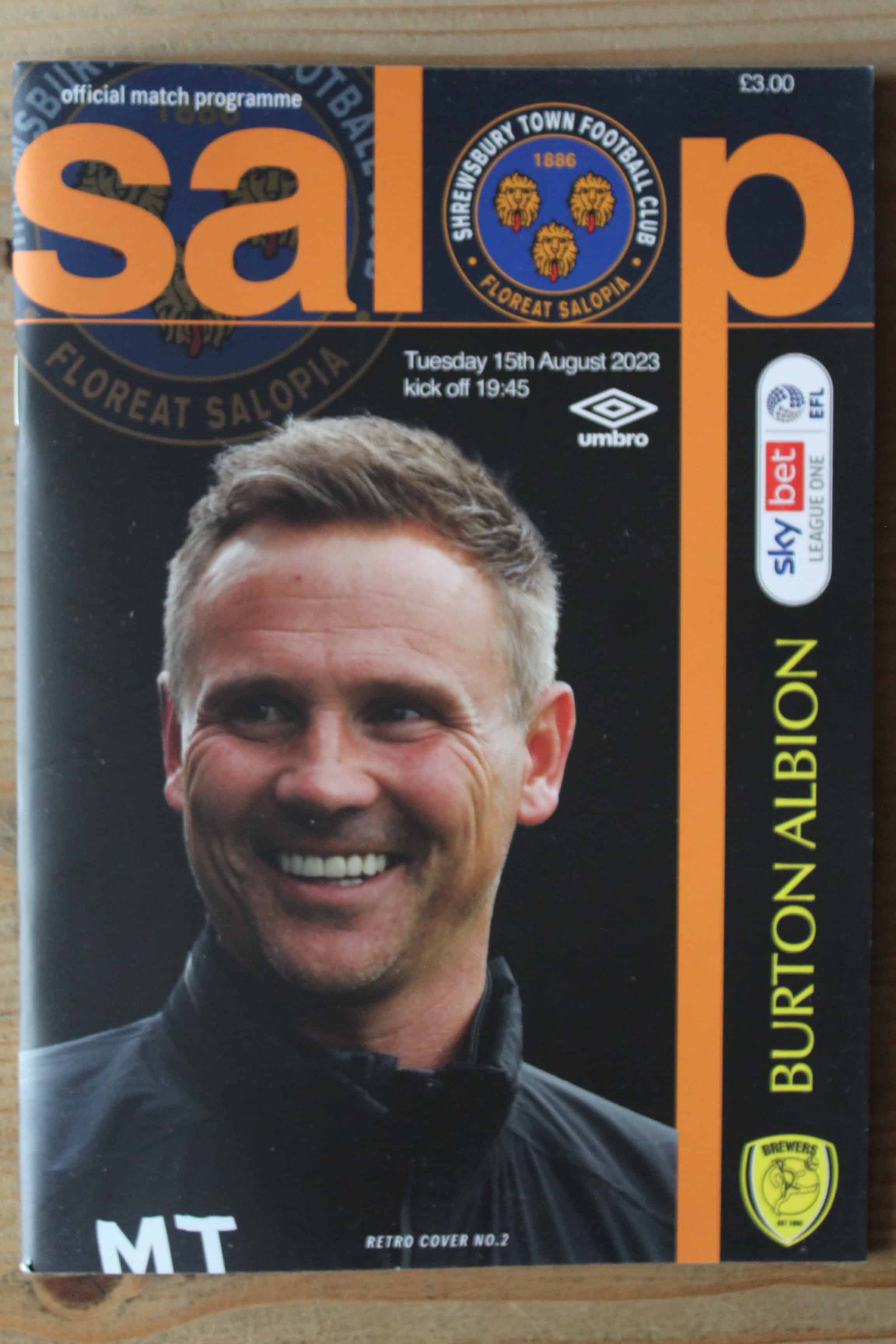 Shrewsbury Town FC v Burton Albion FC