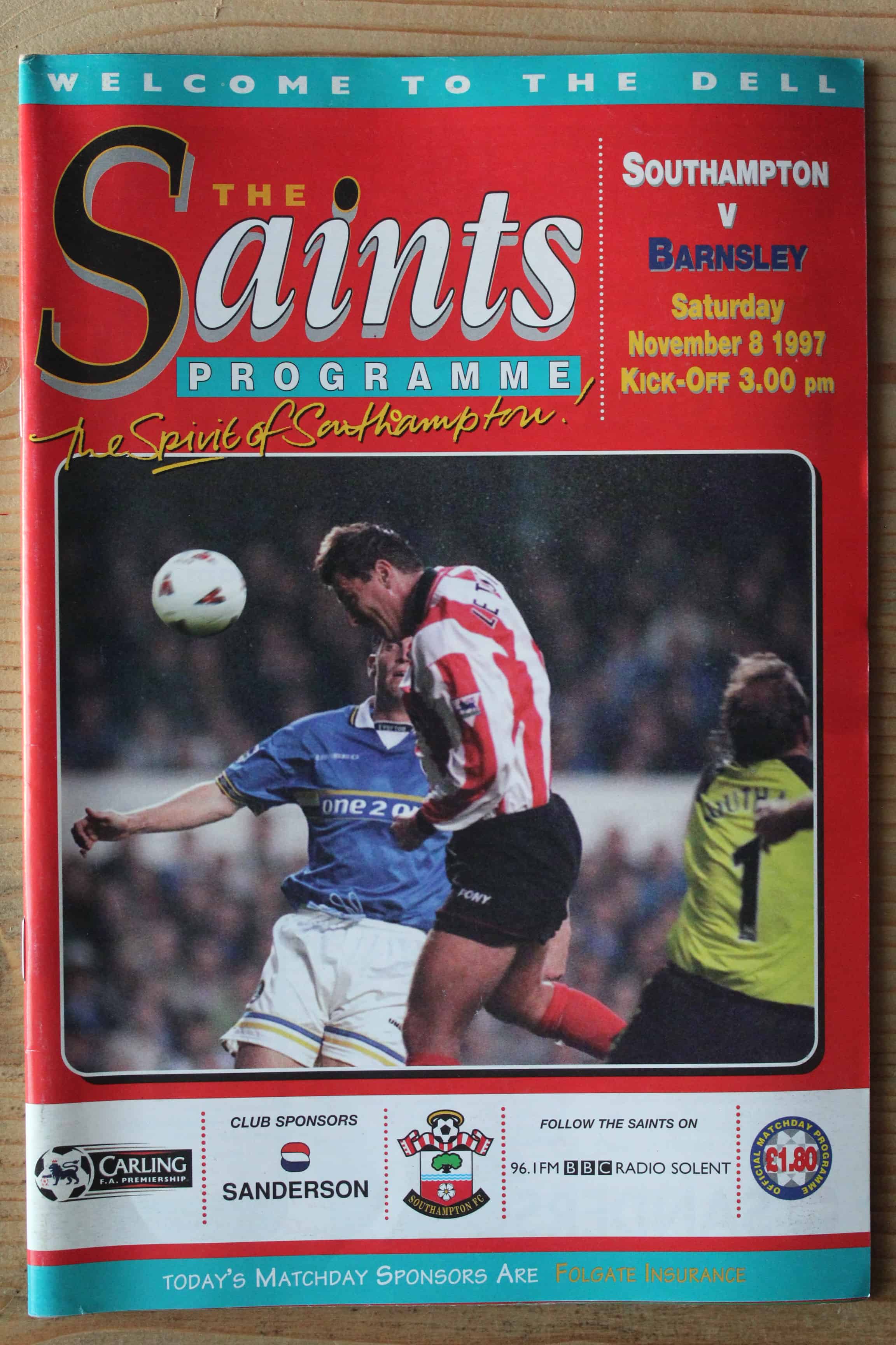 Southampton FC v Barnsley FC