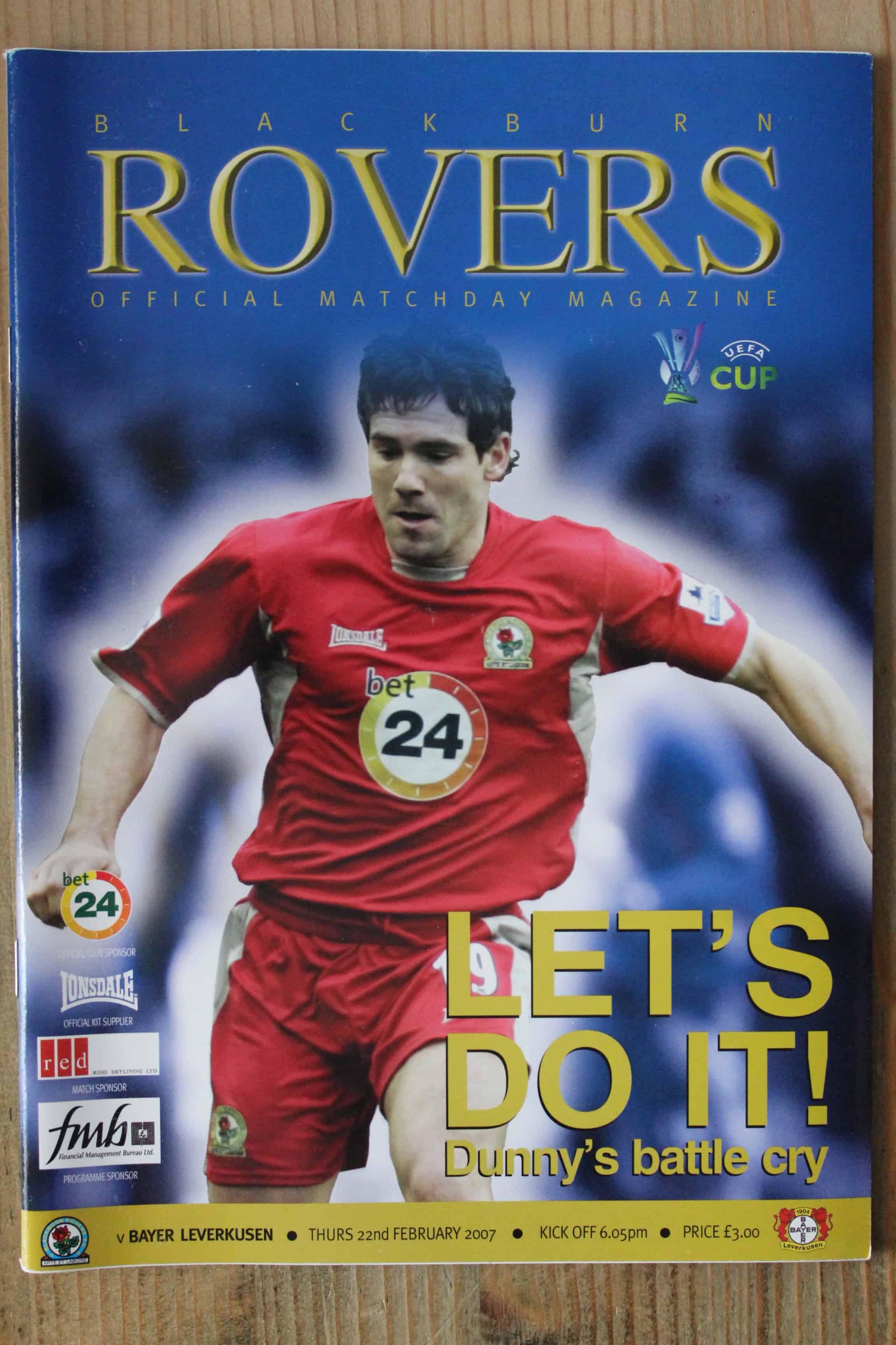 Blackburn Rovers FC v Bayer Leverkusen