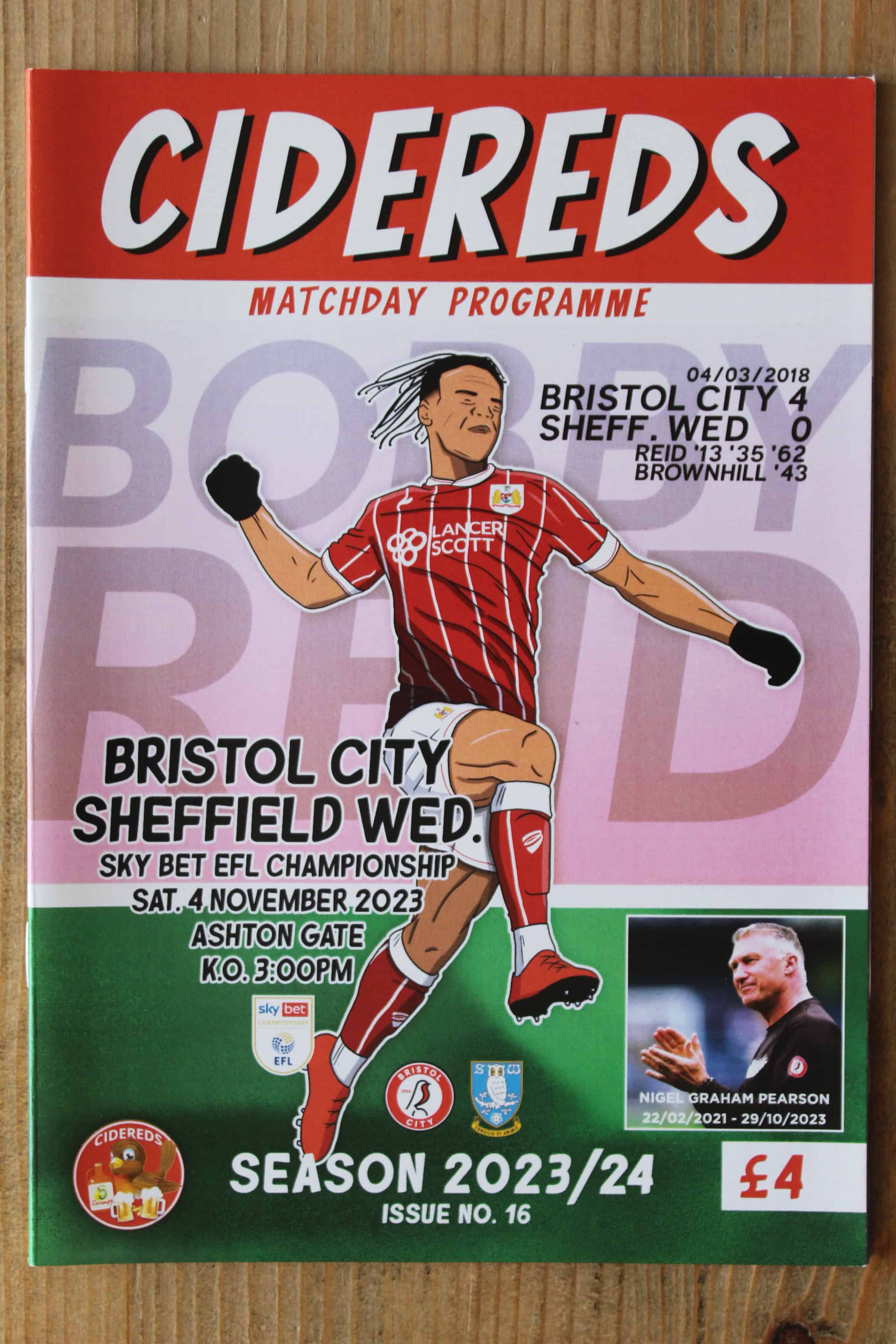 Bristol City FC v Sheffield Wednesday FC 