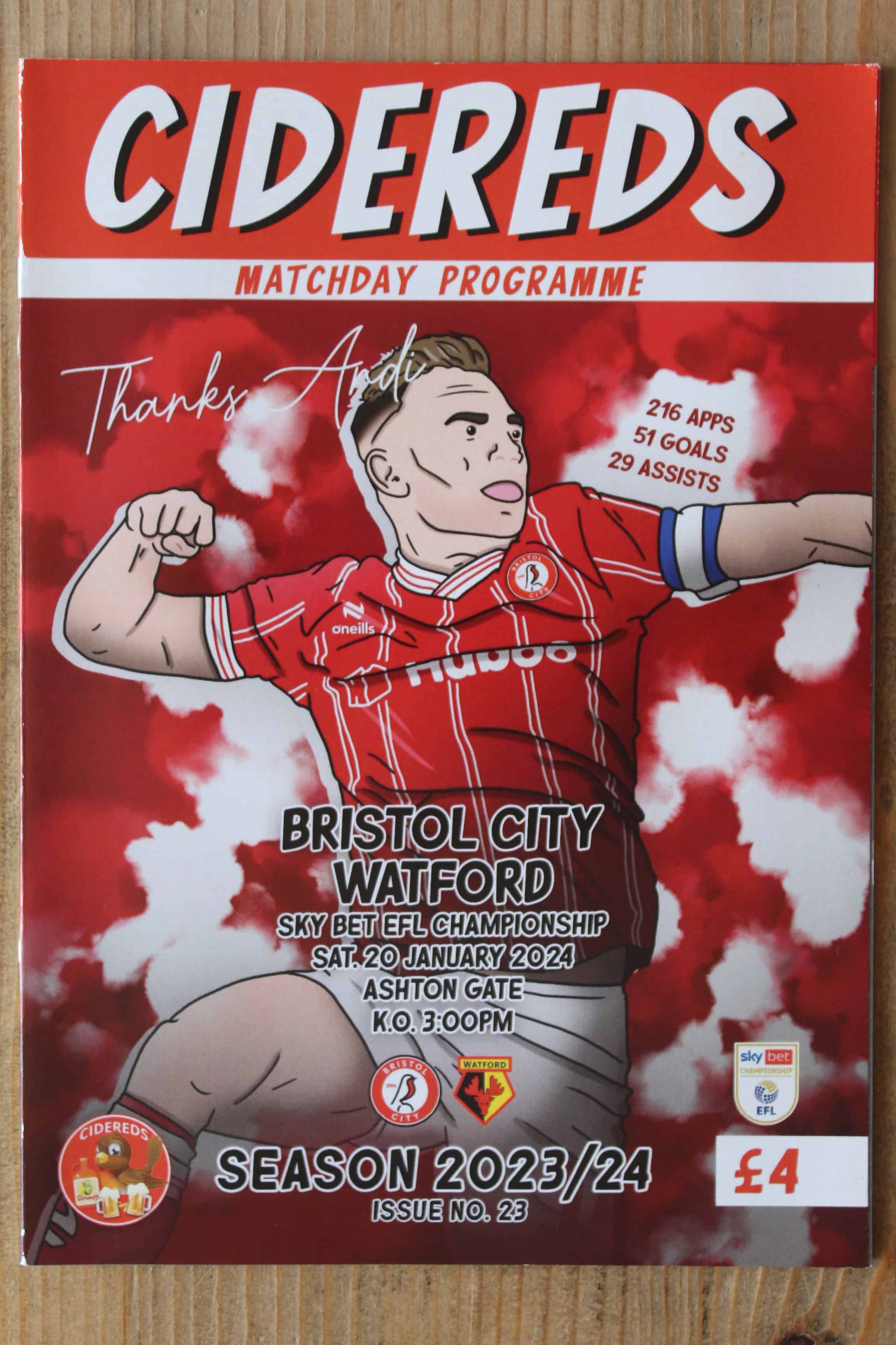 Bristol City FC v Watford FC