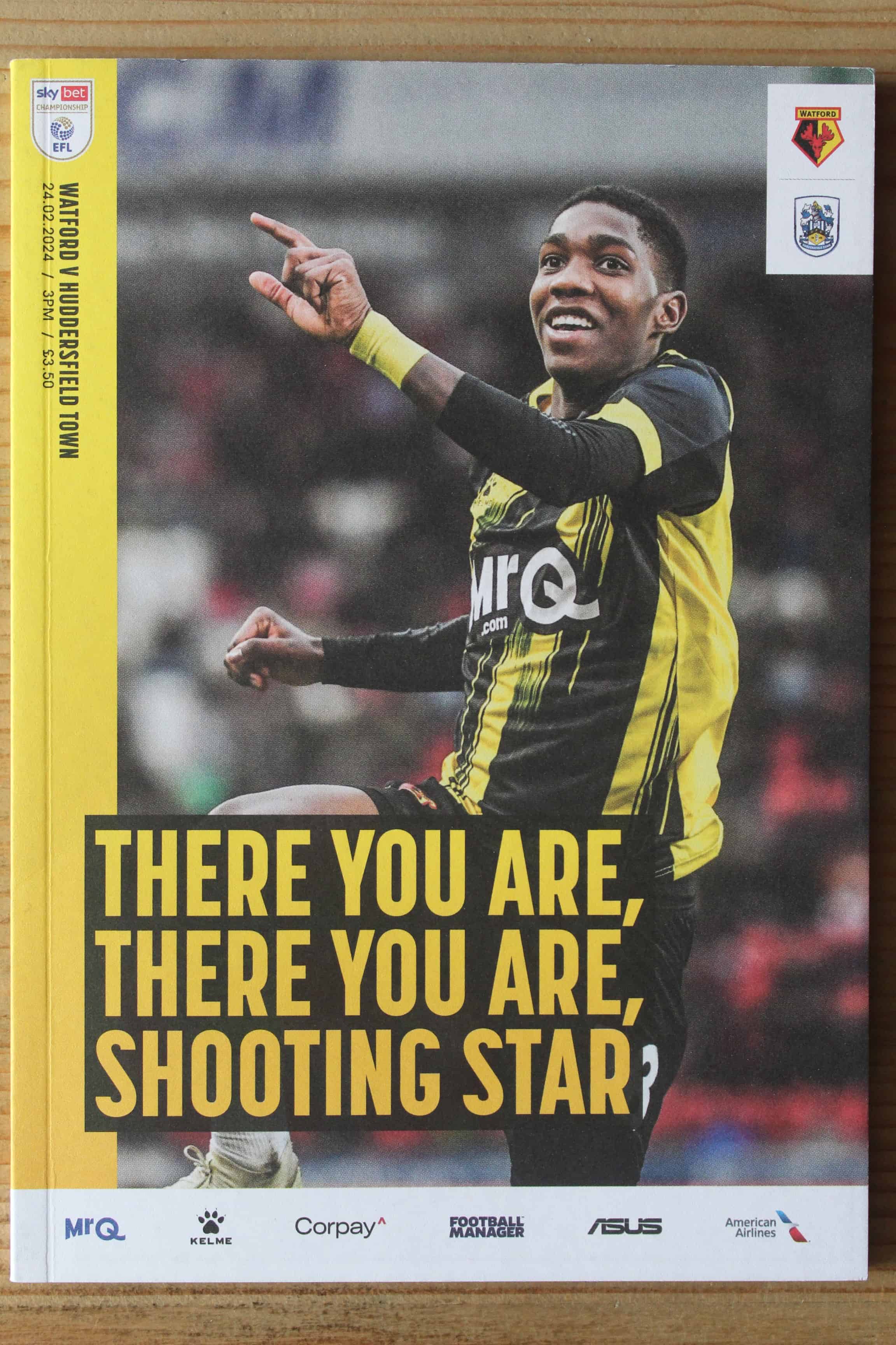 Watford FC v Huddersfield Town FC