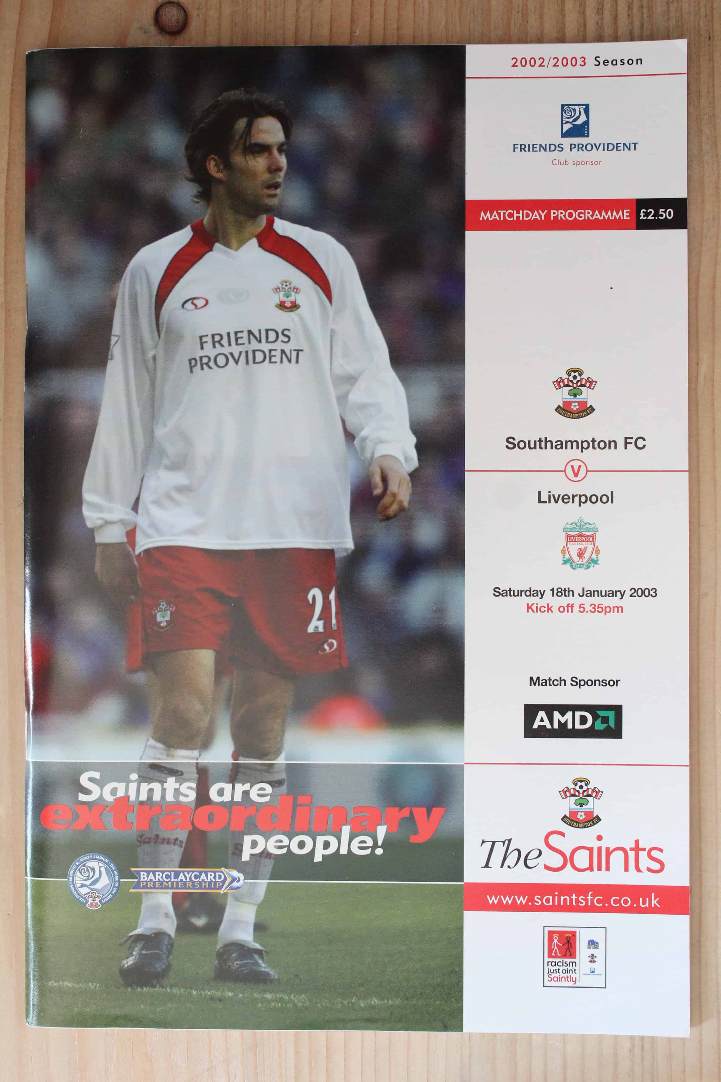 Southampton FC v Liverpool FC