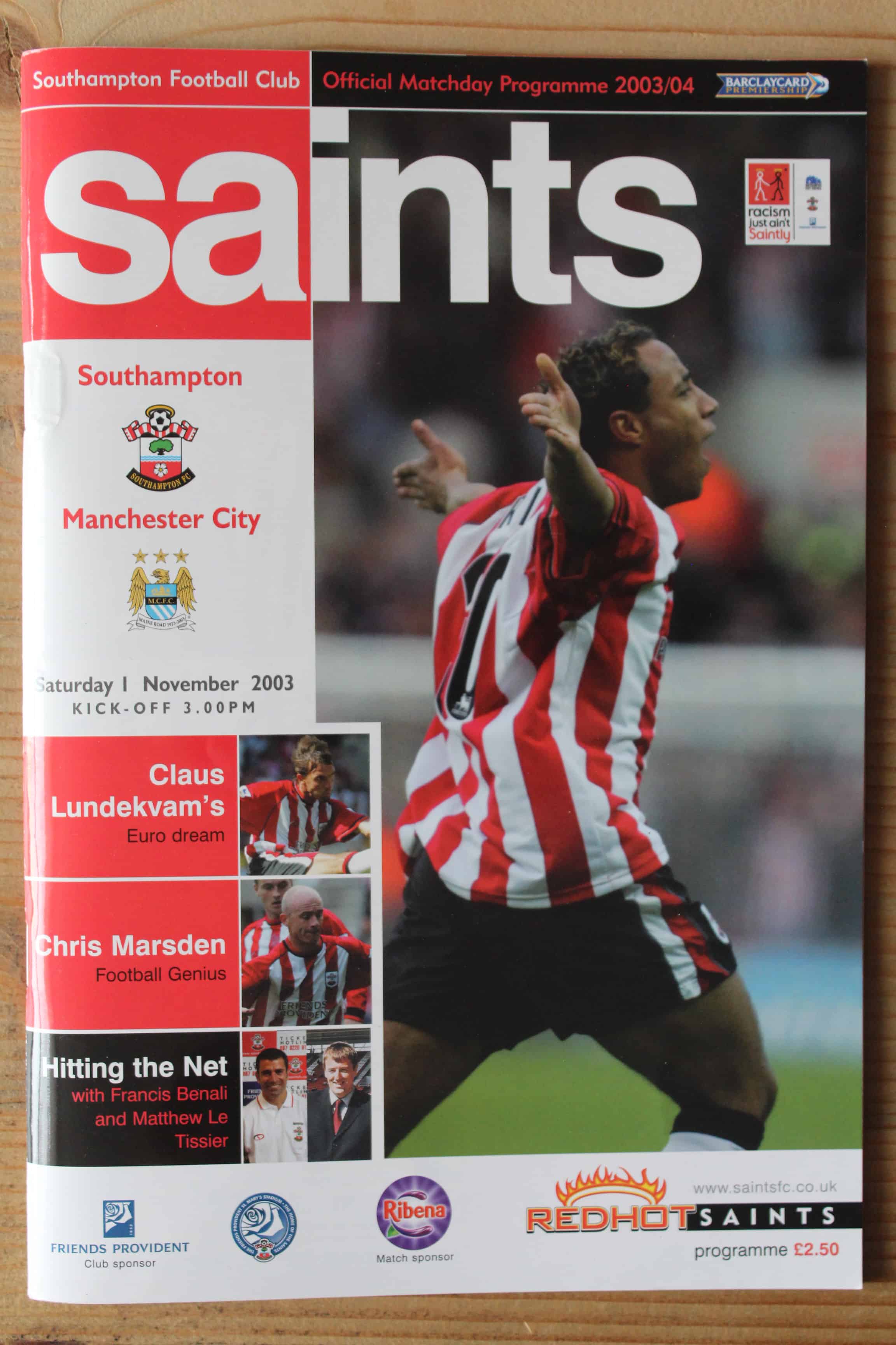 Southampton FC v Manchester City FC