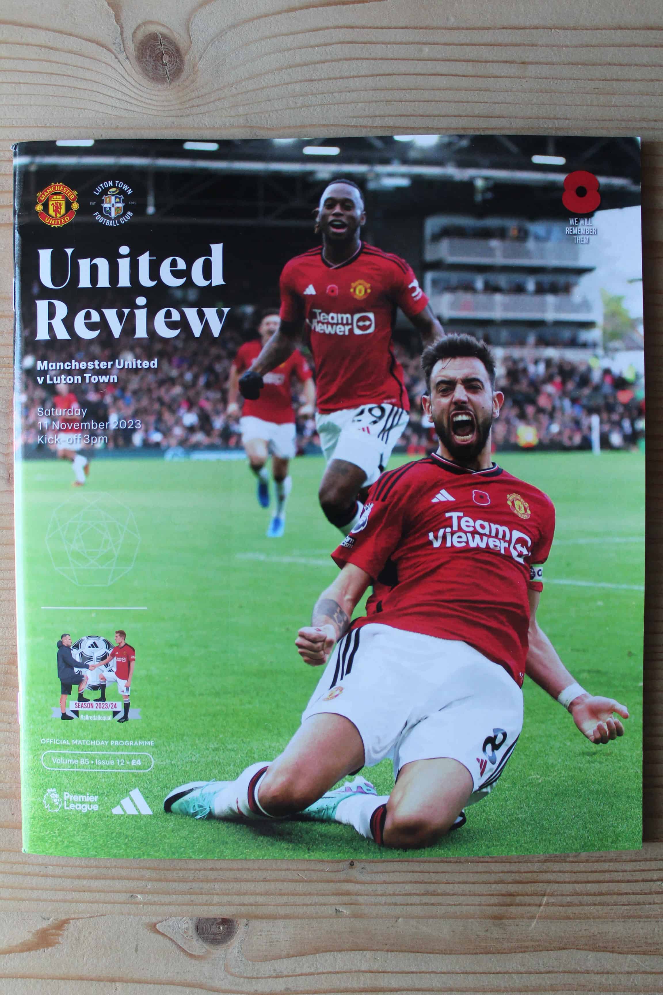 Manchester United FC v Luton Town FC