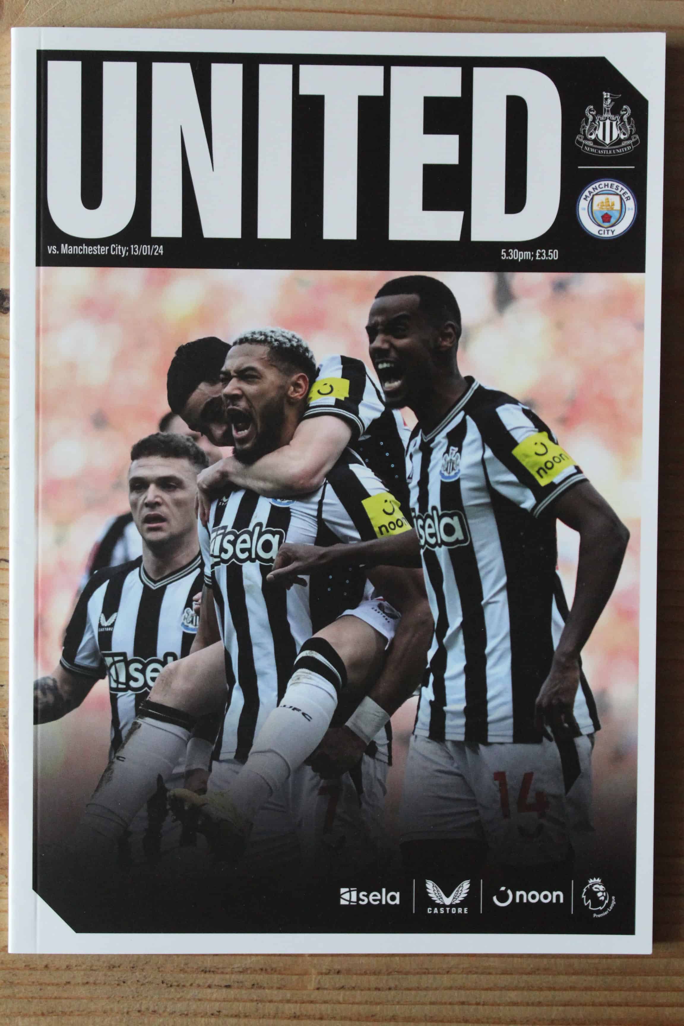 Newcastle United FC v Manchester City FC