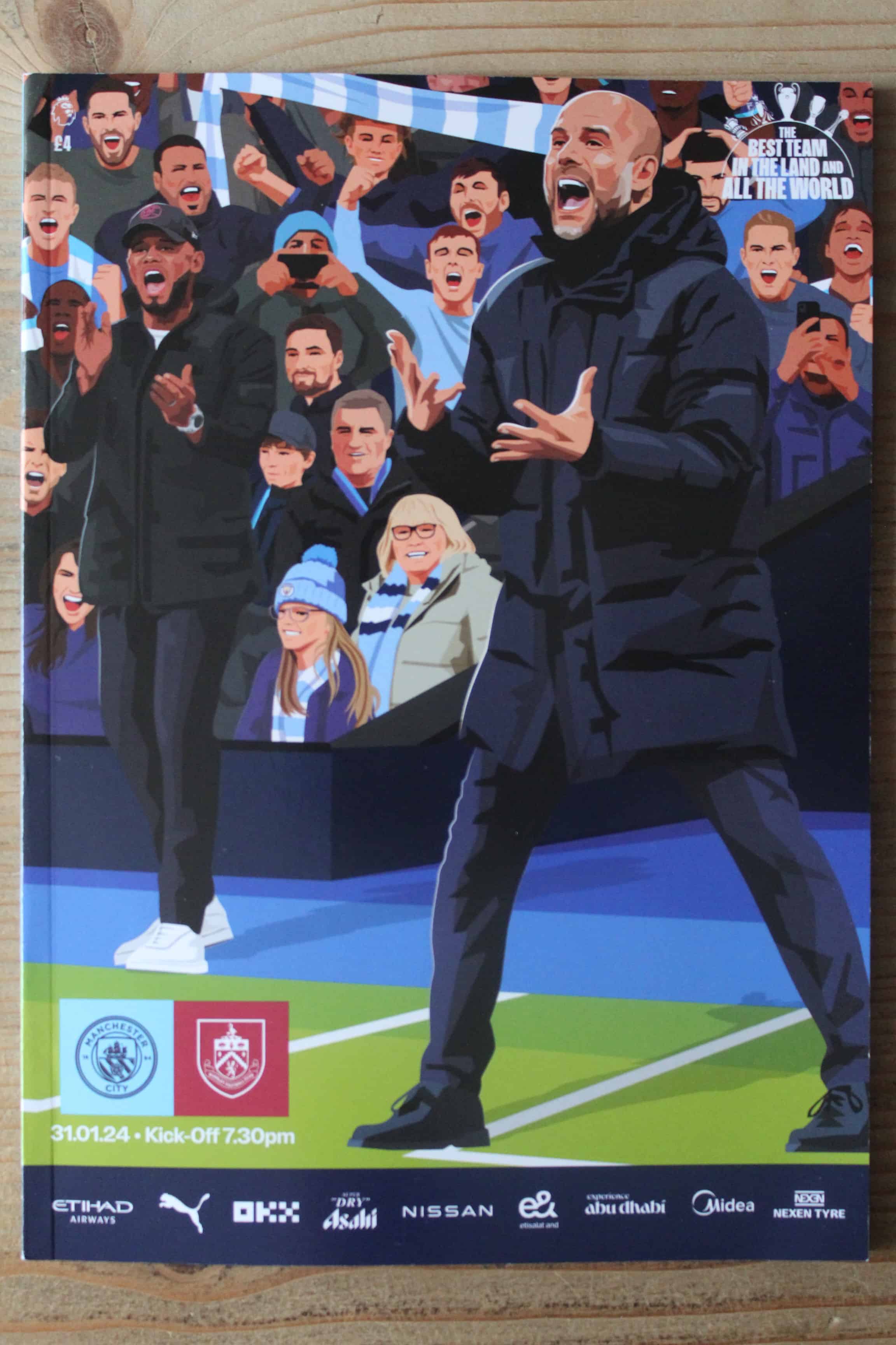 Manchester City FC v Burnley FC