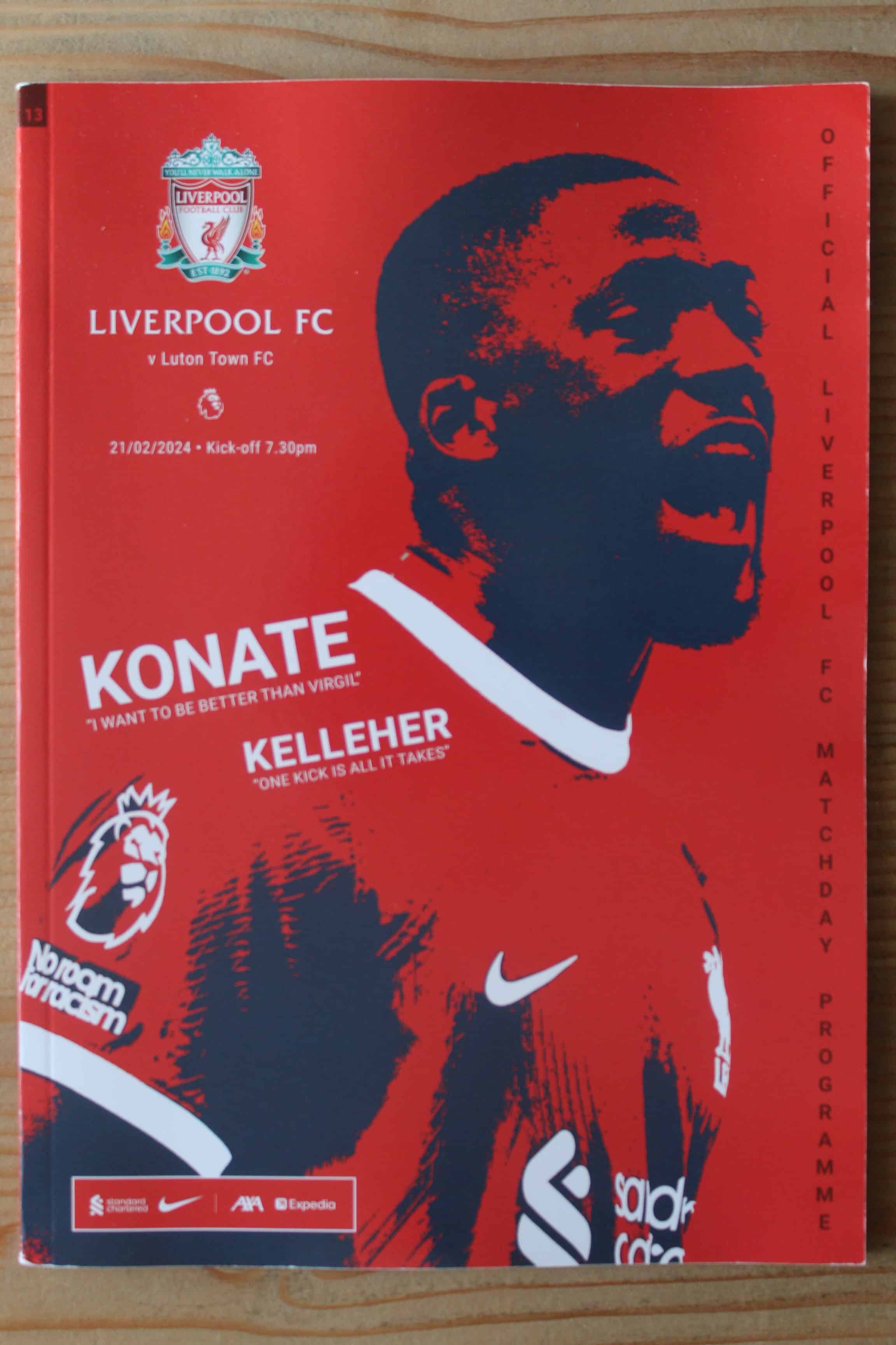 Liverpool FC v Luton Town FC