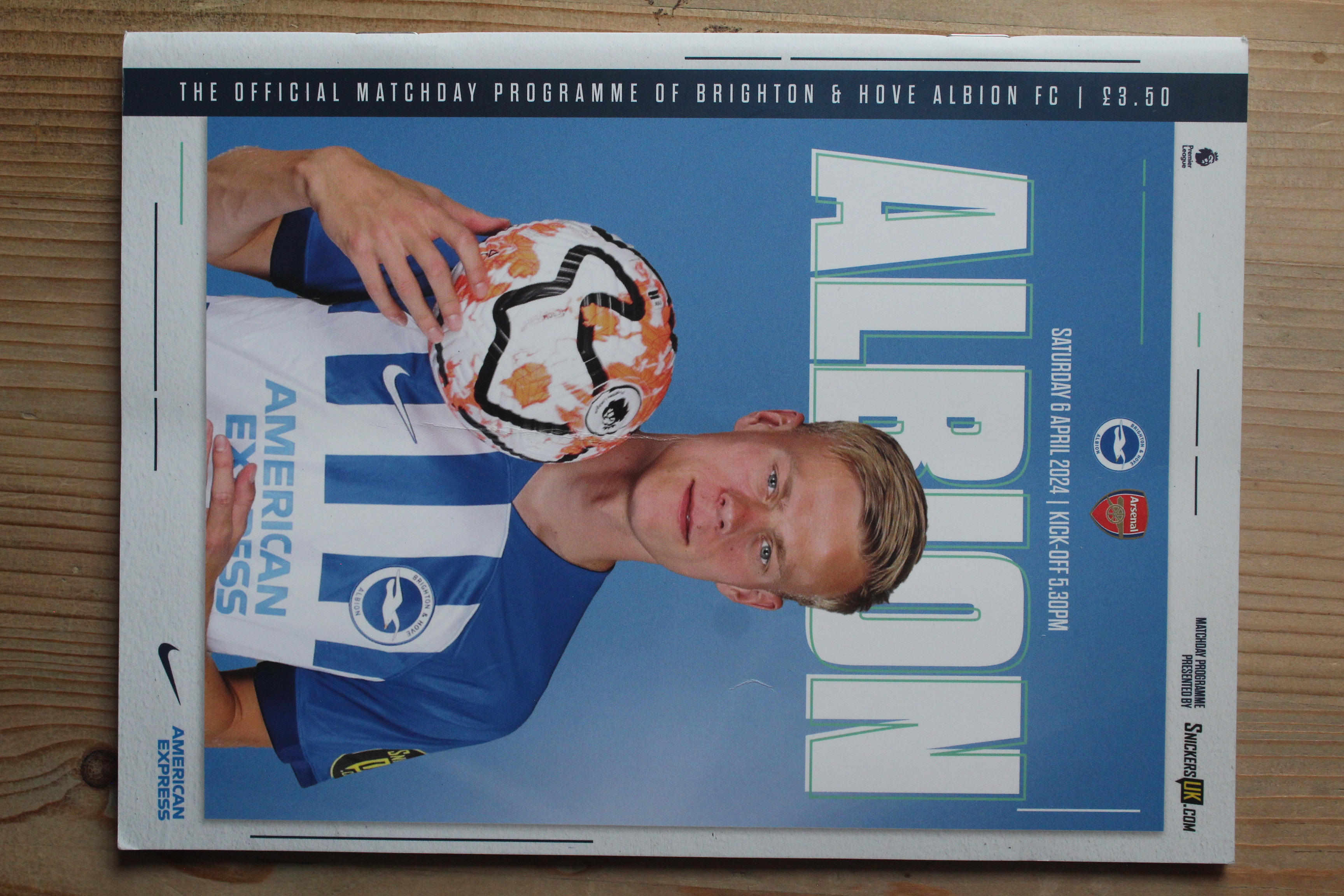 Brighton & Hove Albion FC v Arsenal FC