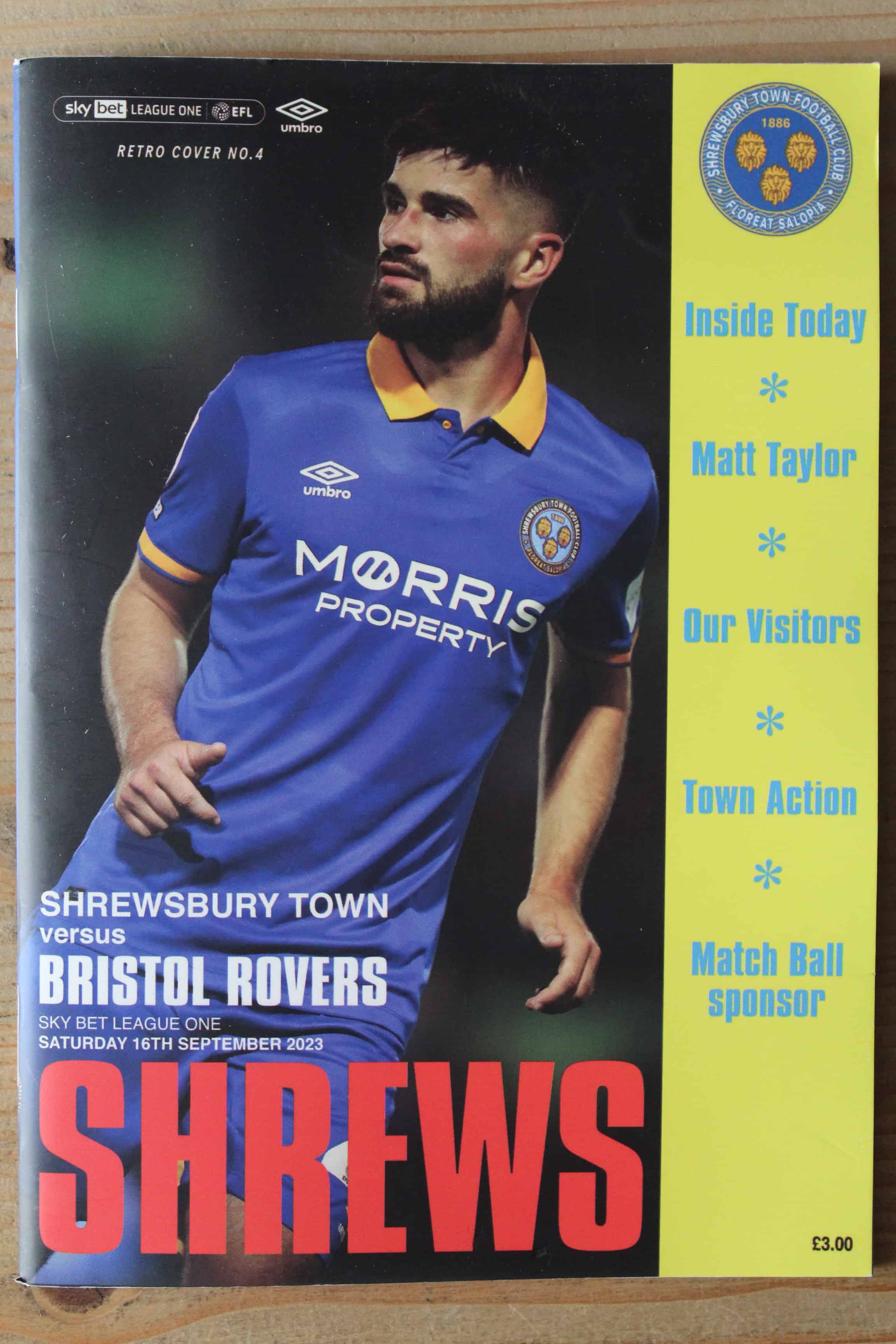 Shrewsbury Town FC v Bristol Rovers FC