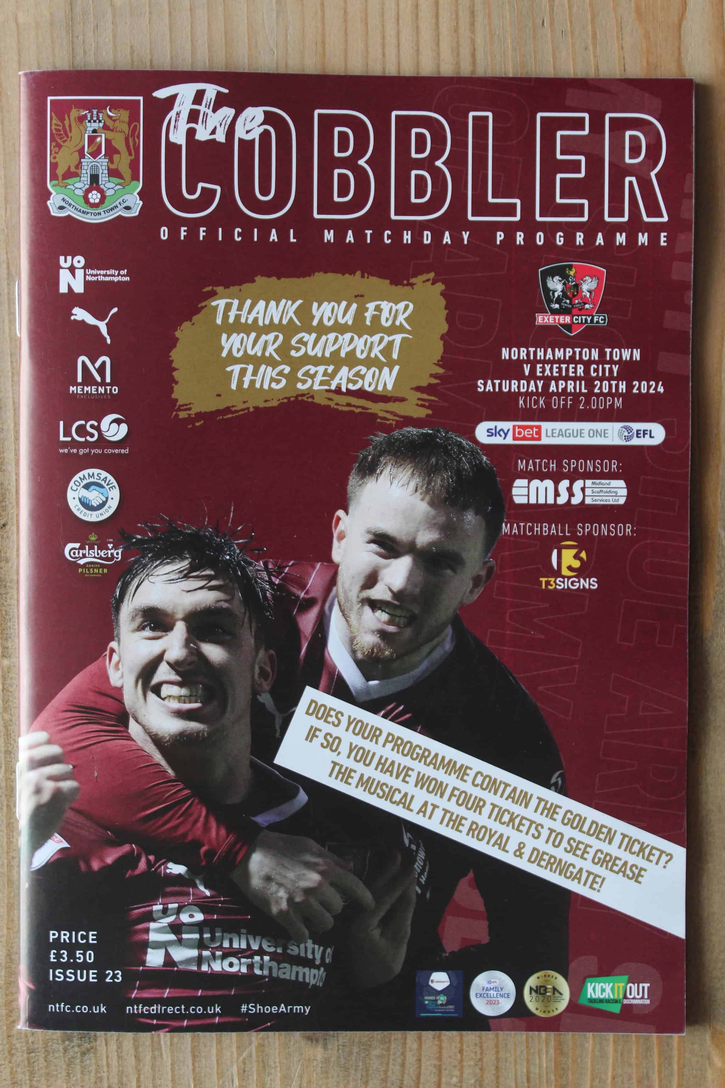 Northampton Town FC v Exeter City FC