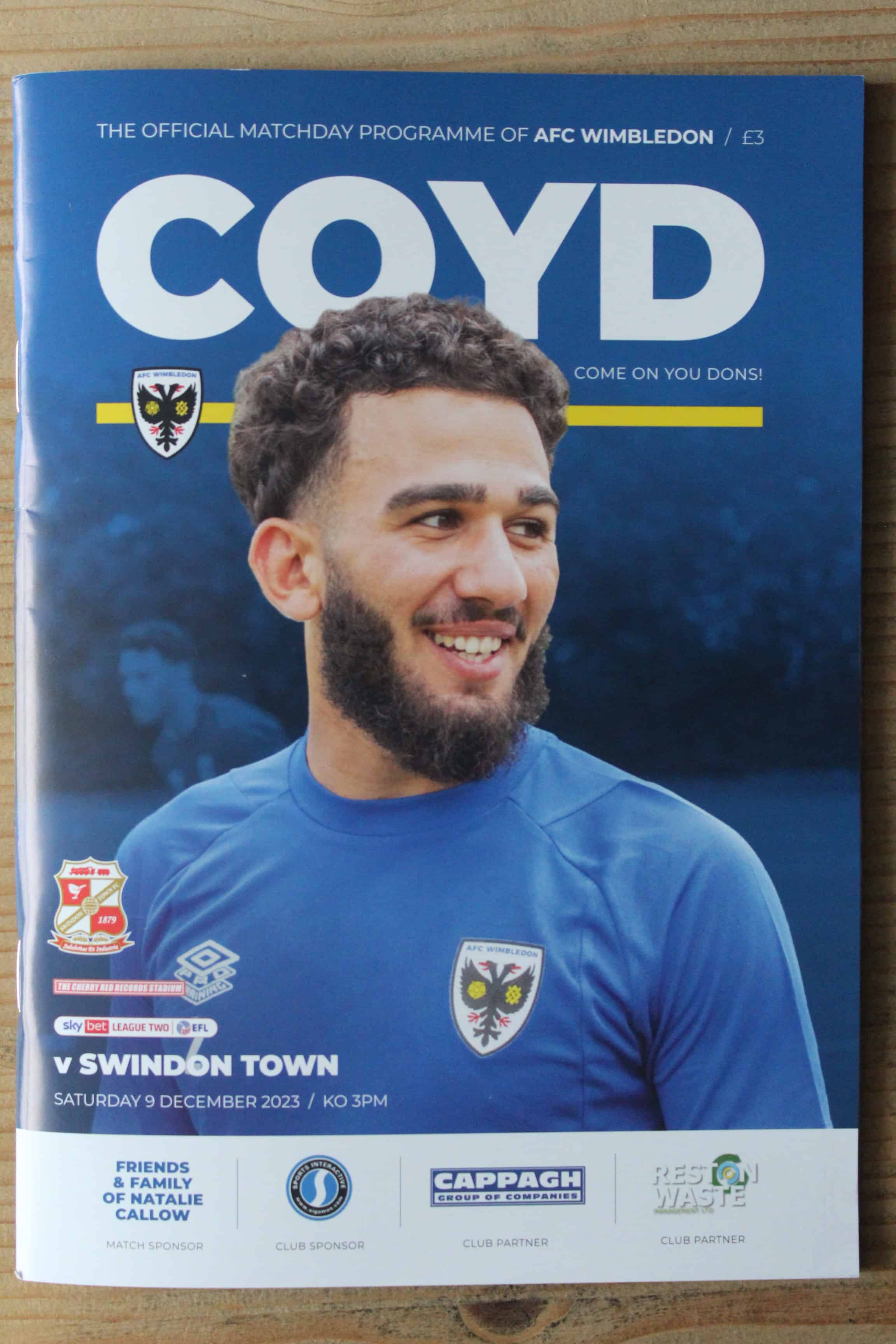 AFC Wimbledon FC v Swindon Town FC