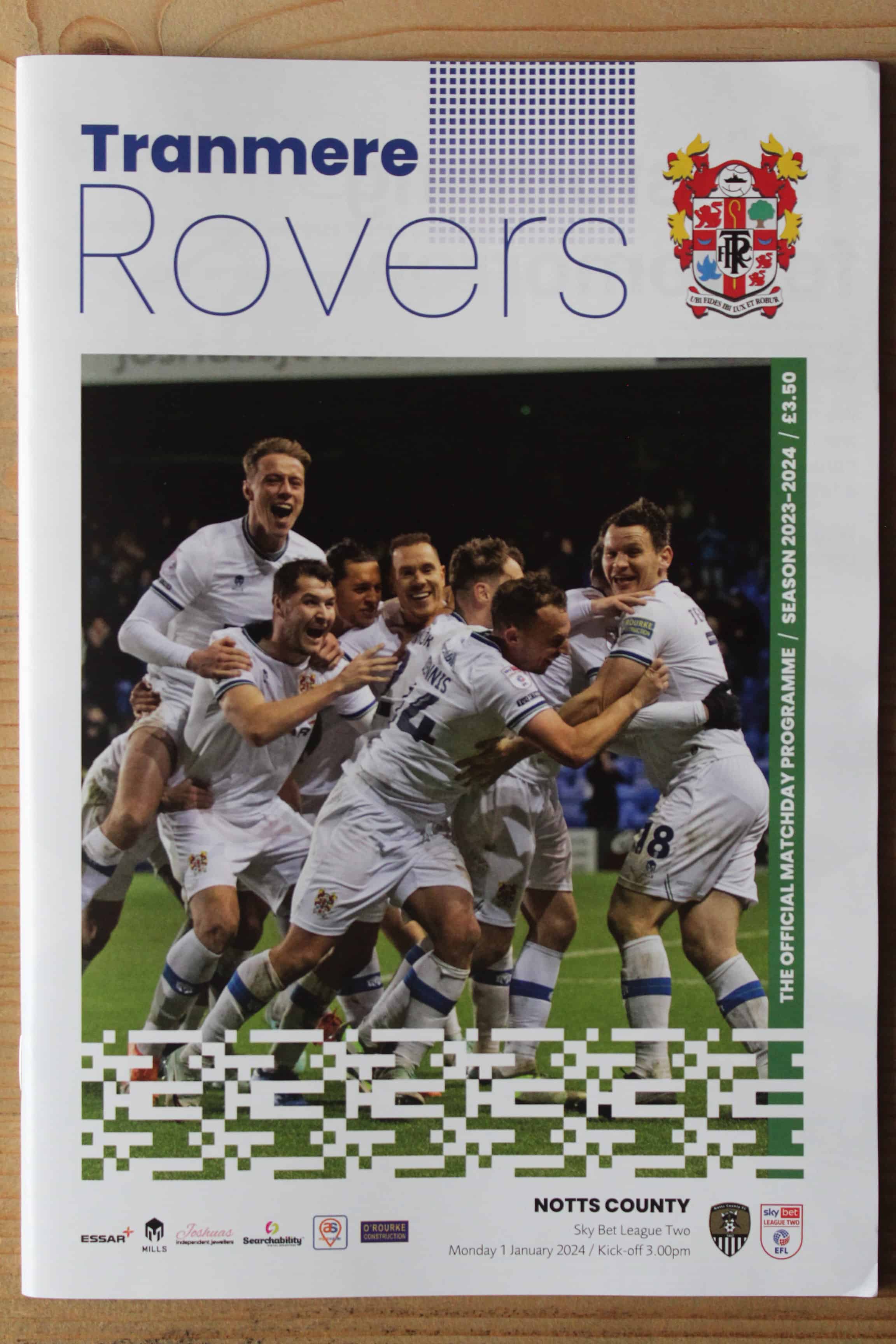 Tranmere Rovers FC v Notts County FC