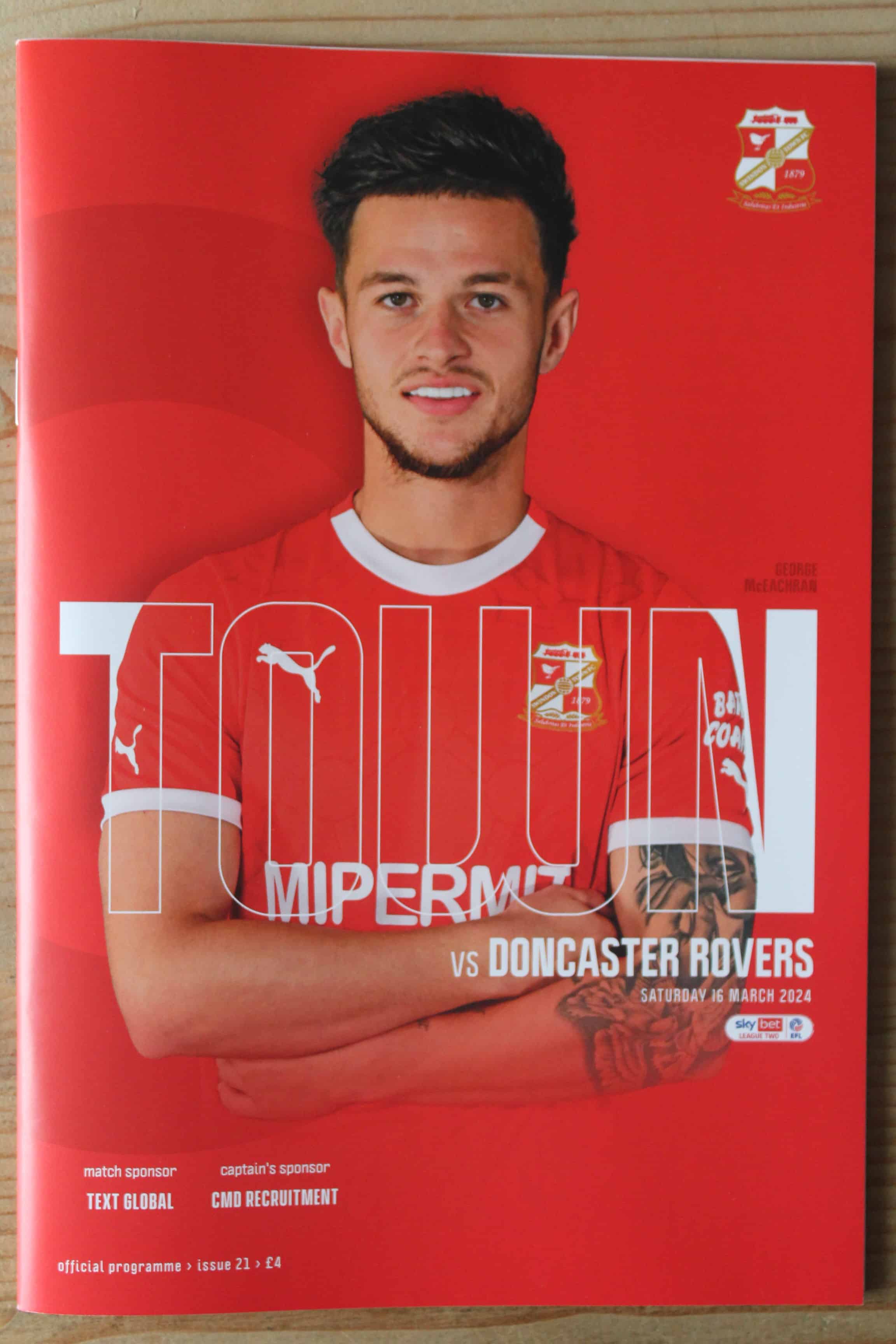 Swindon Town FC v Doncaster Rovers FC