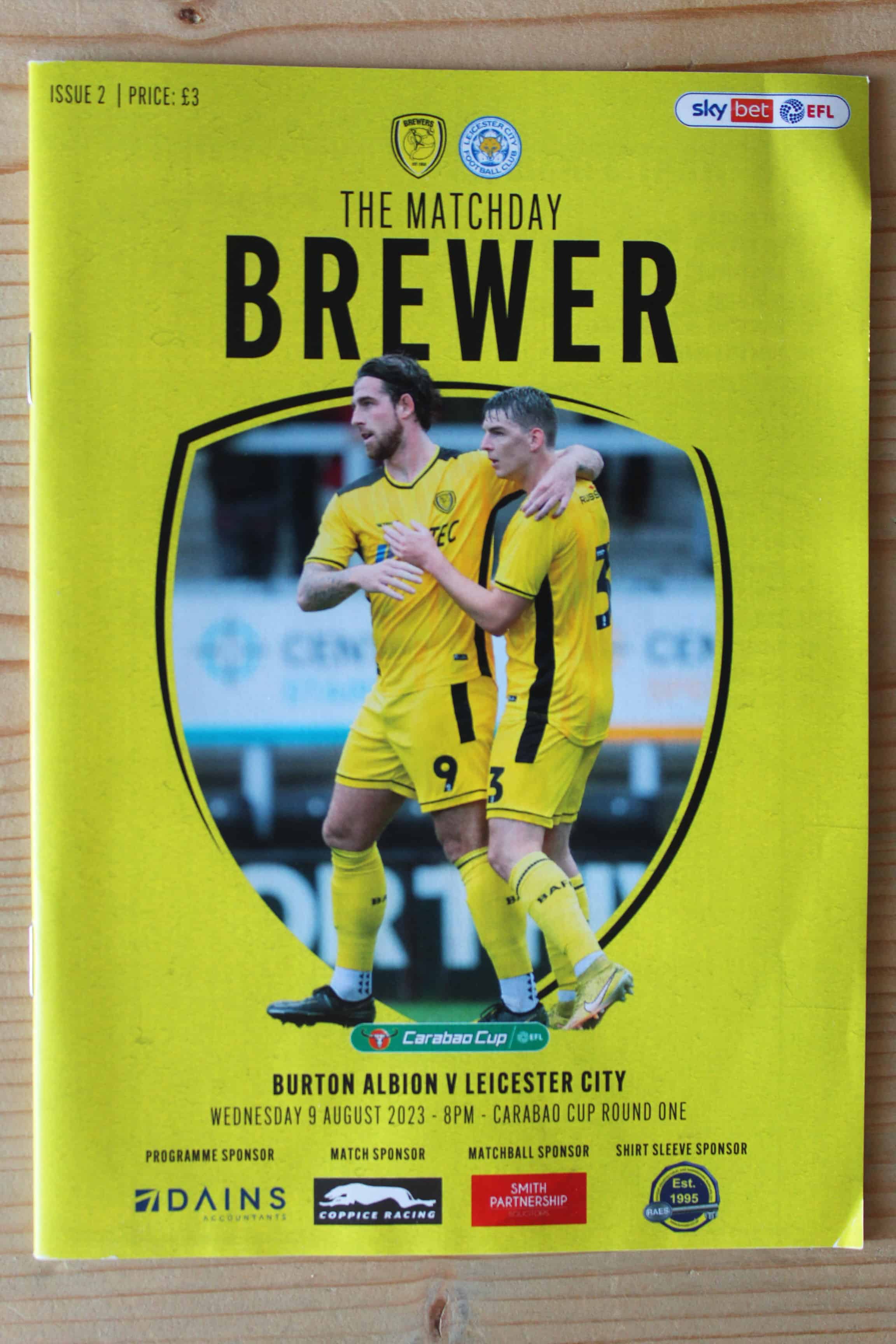 Burton Albion FC v Leicester City FC