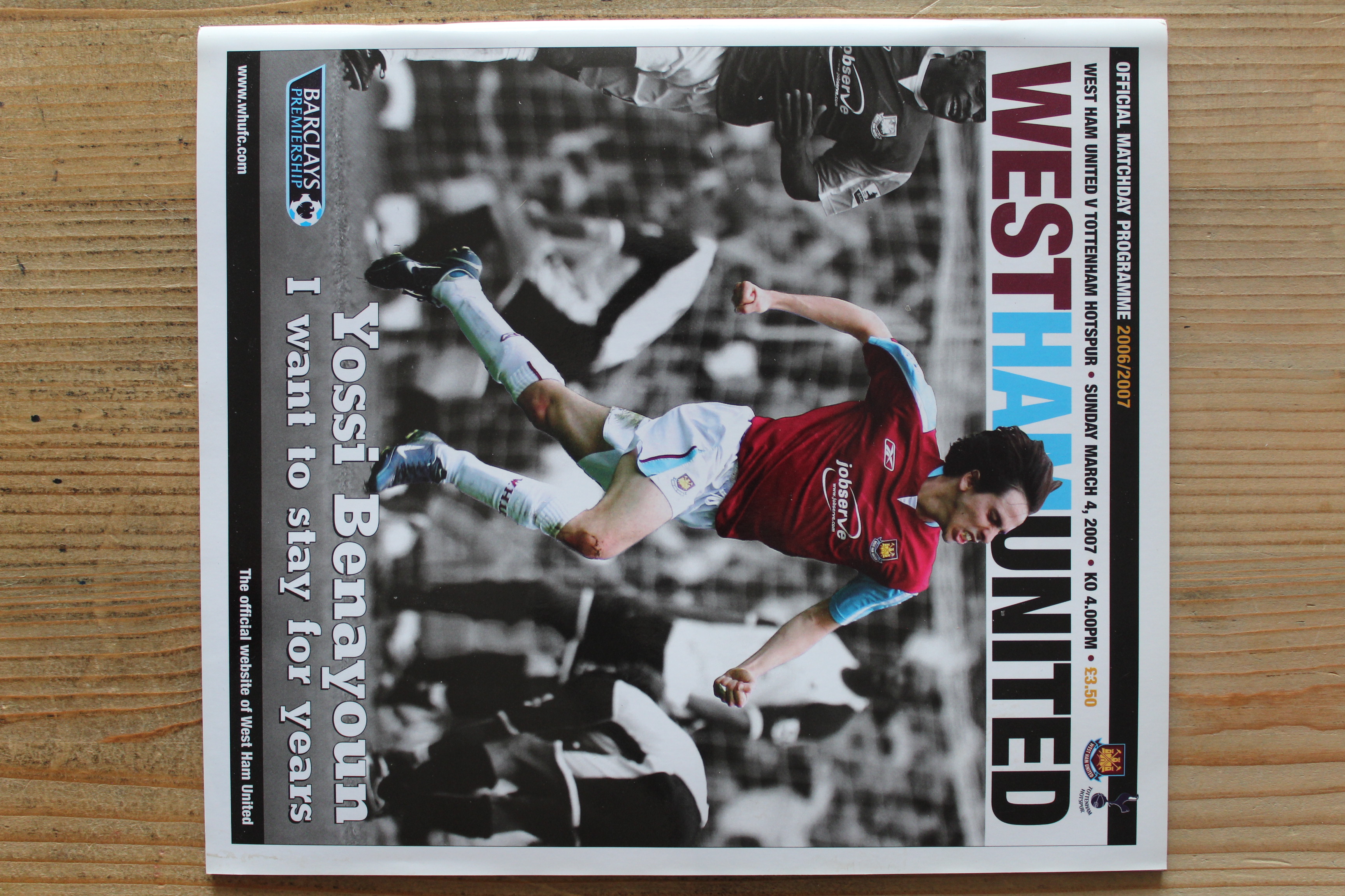 West Ham United FC v Tottenham Hotspur FC