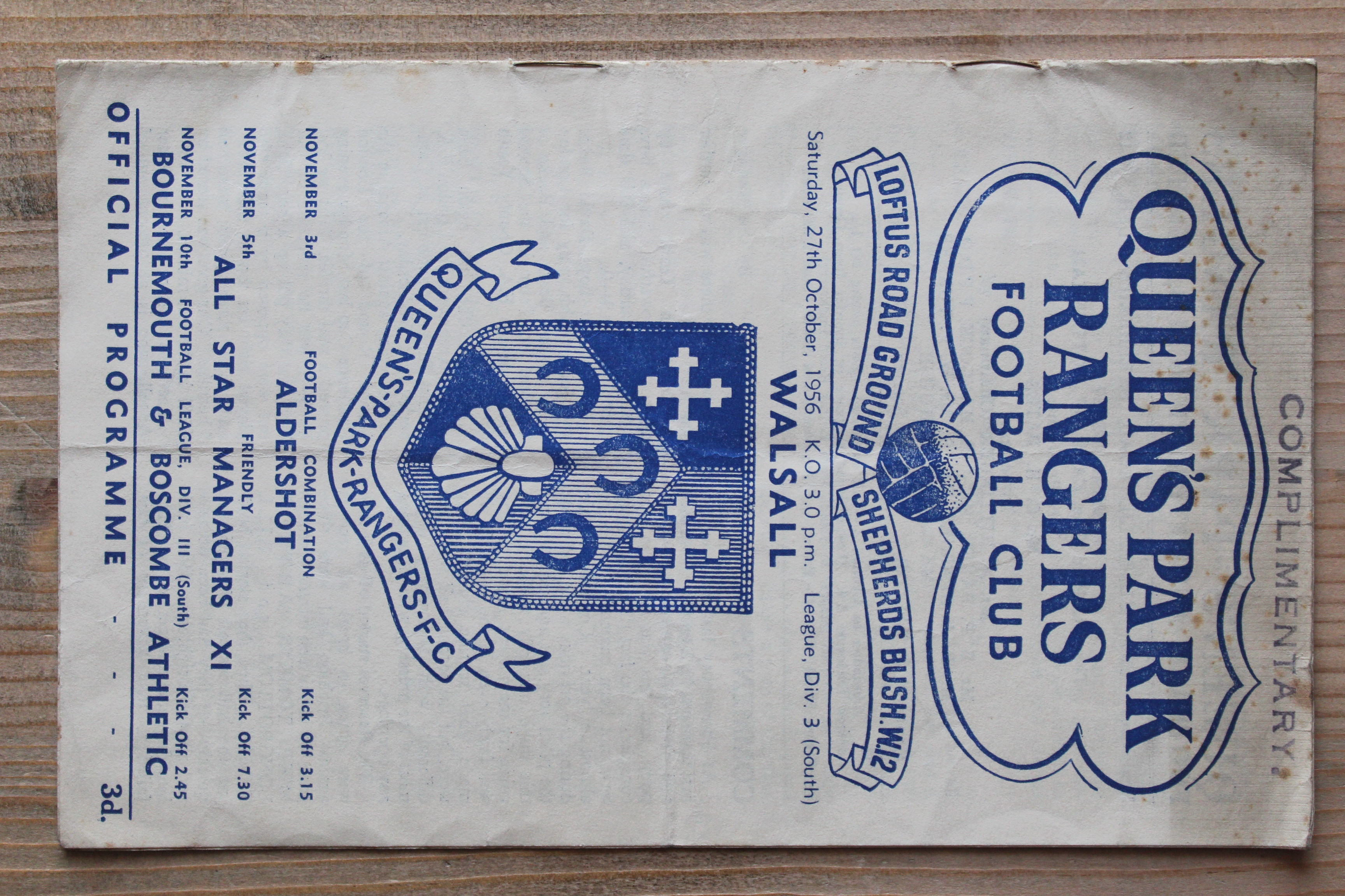 Queens Park Rangers FC v Walsall FC