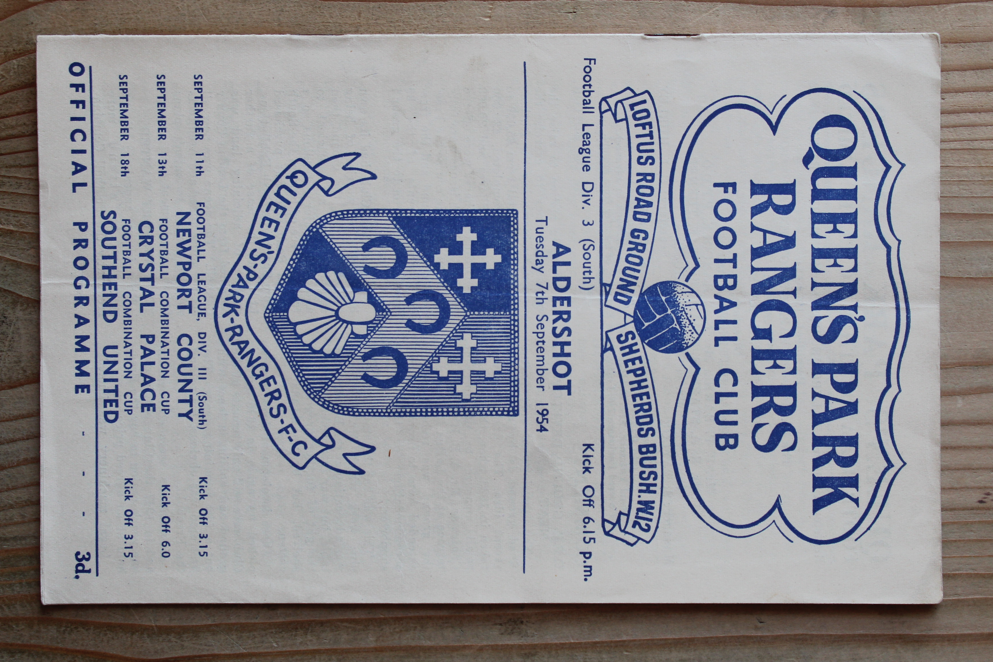 Queens Park Rangers FC v Aldershot F.C