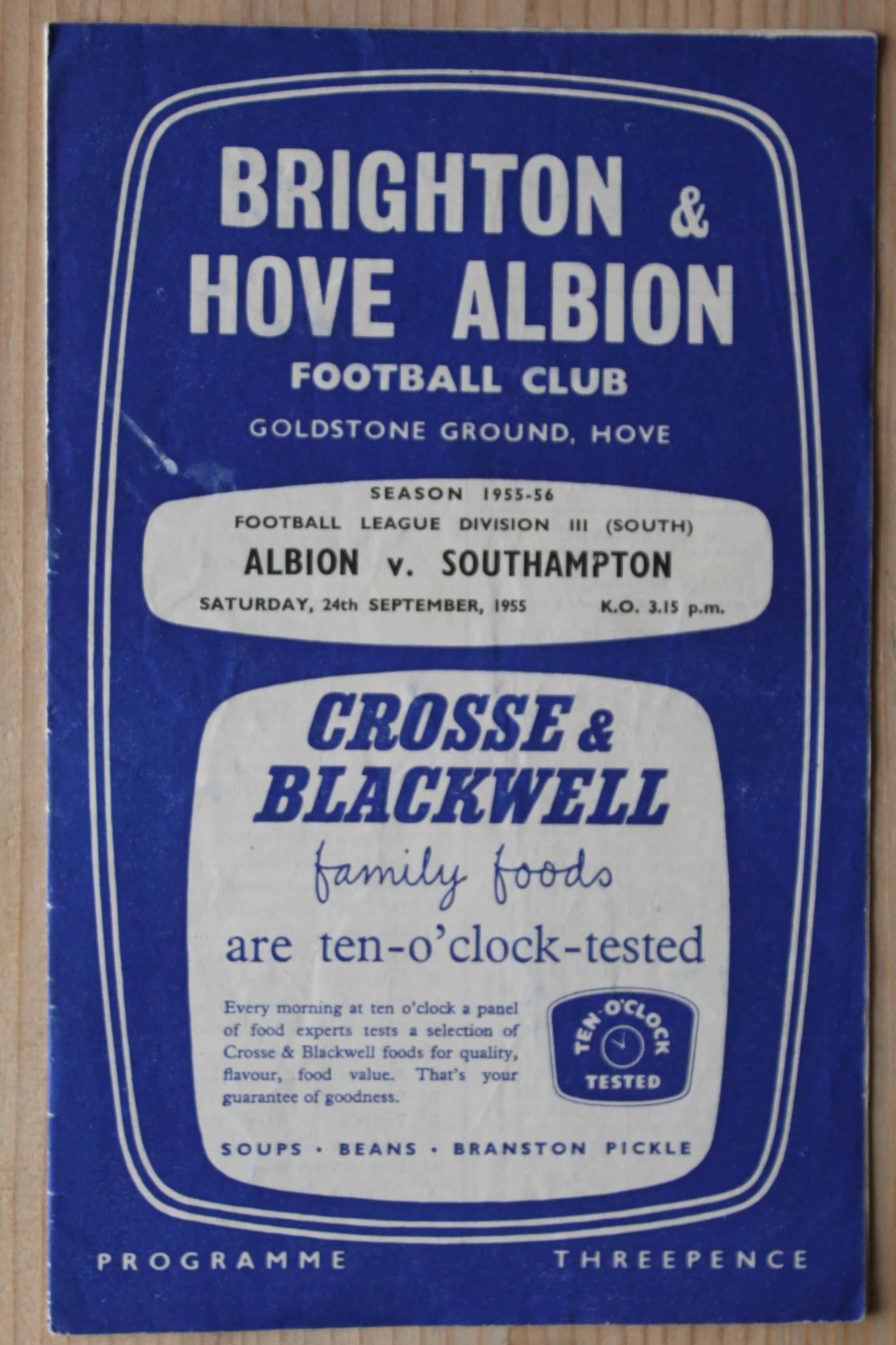 Brighton & Hove Albion FC v Southampton FC