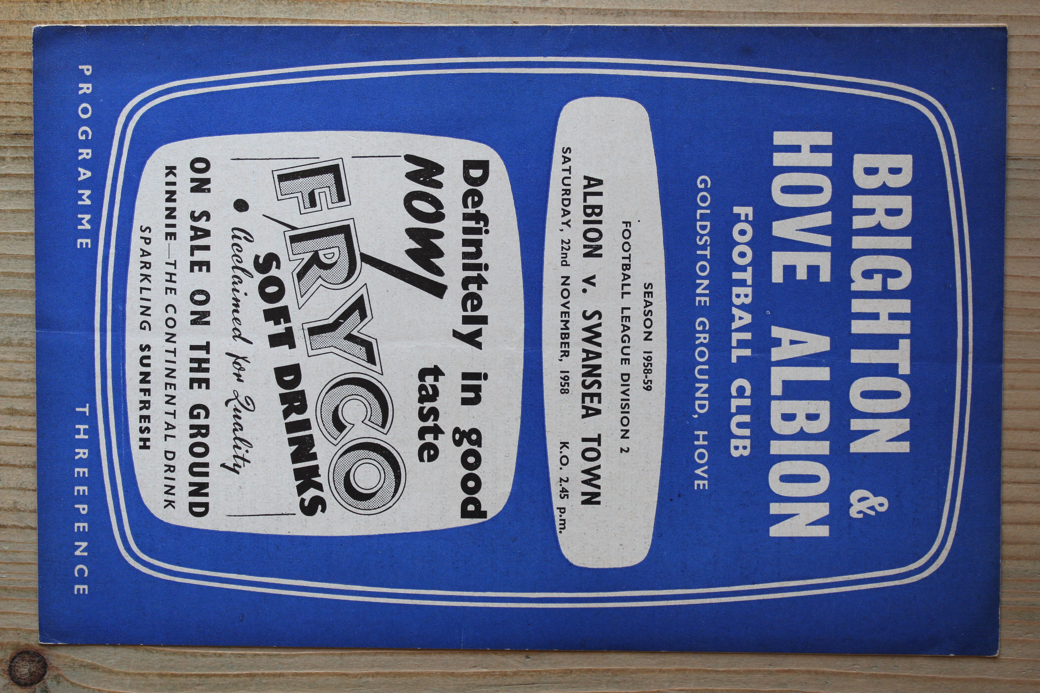 Brighton & Hove Albion FC v Swansea Town