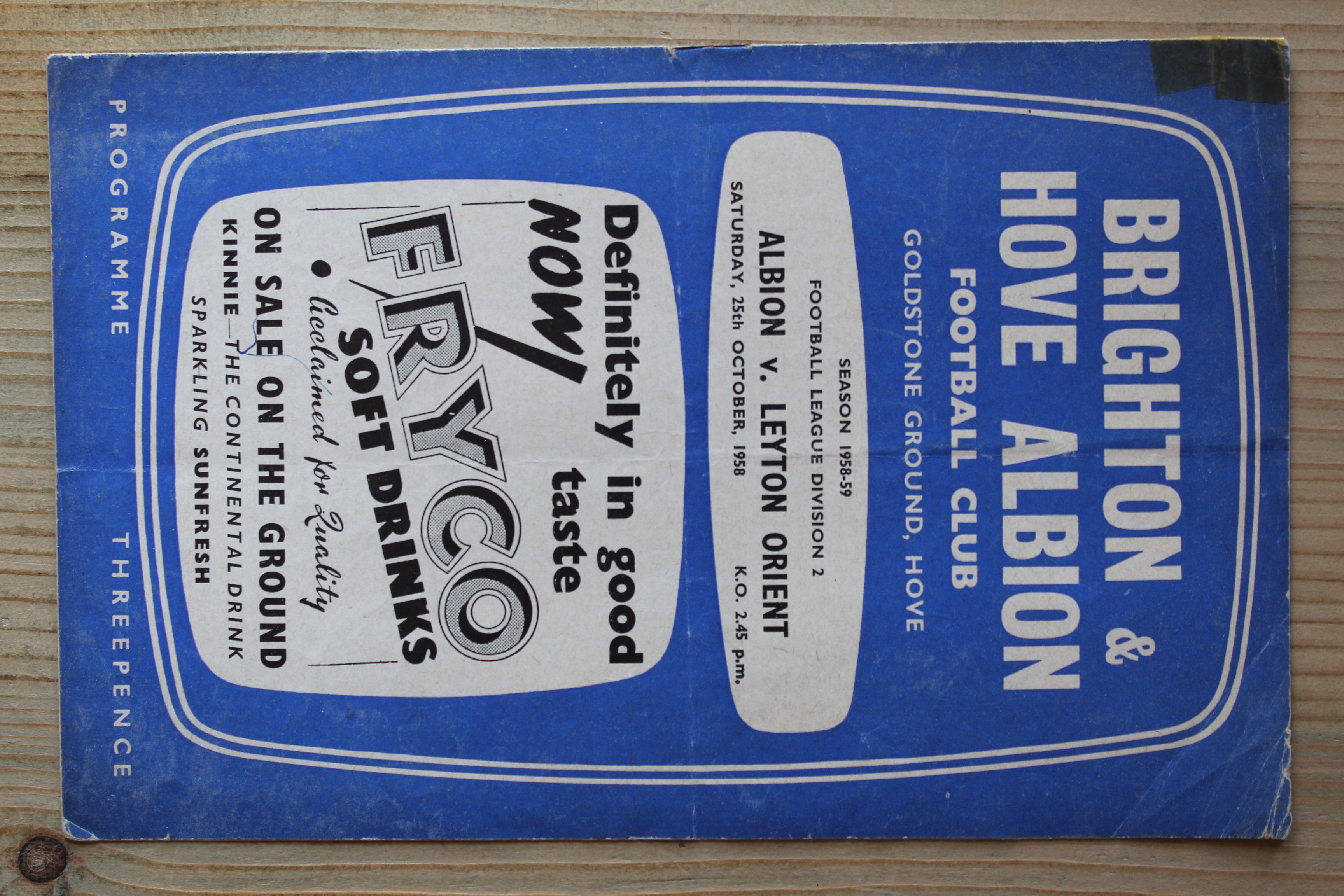 Brighton & Hove Albion FC v Leyton Orient FC