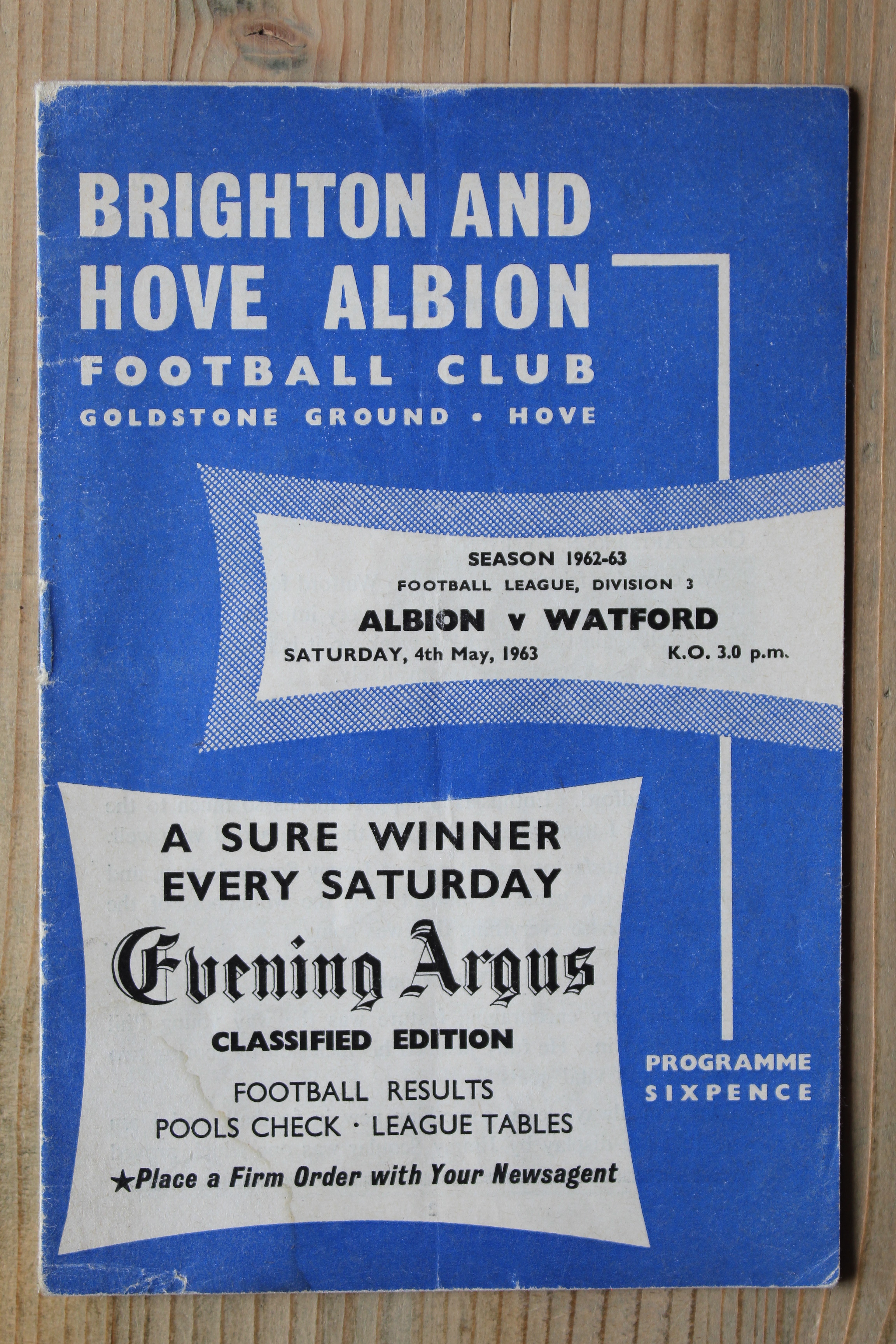 Brighton & Hove Albion FC v Watford FC