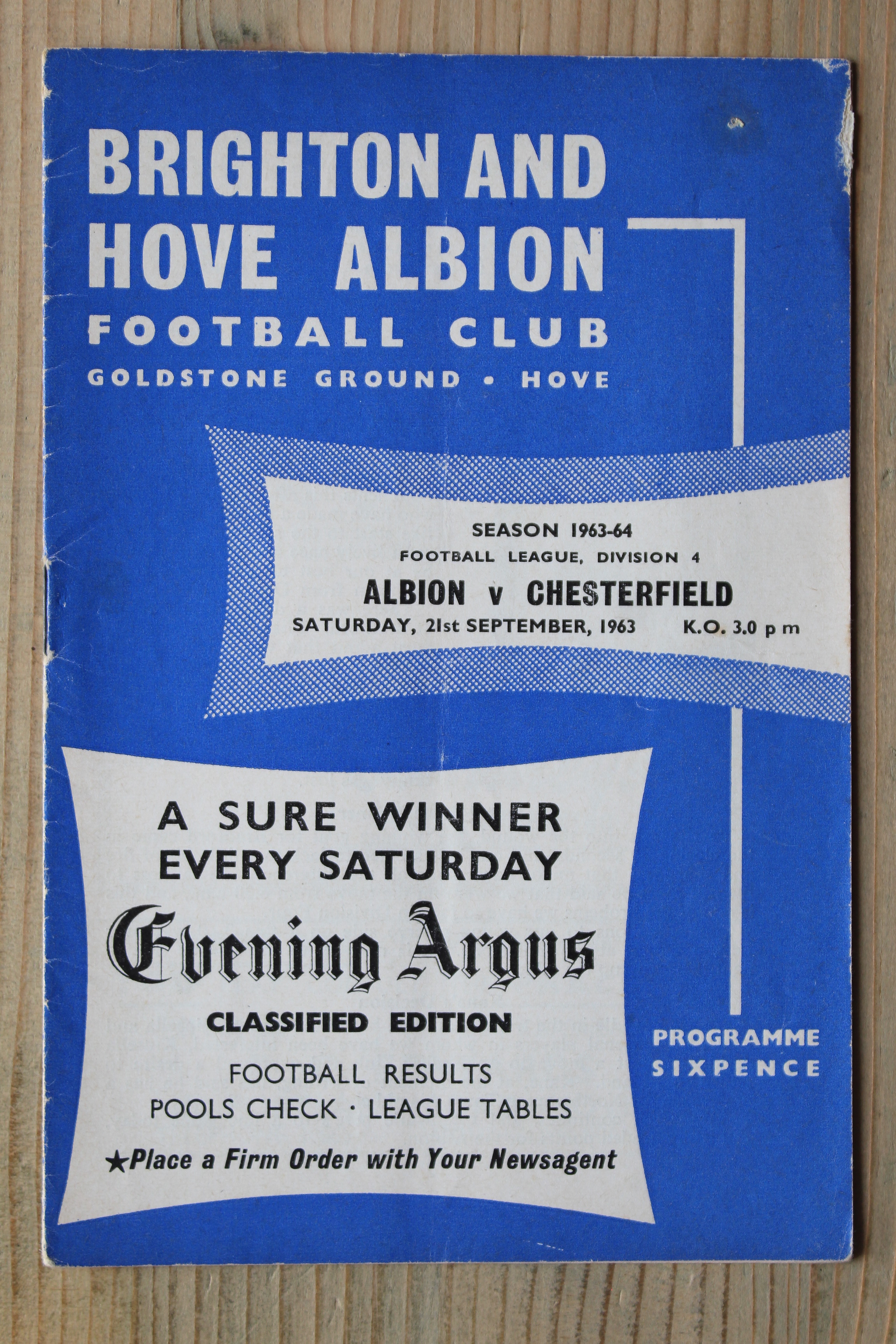 Brighton & Hove Albion FC v Chesterfield FC