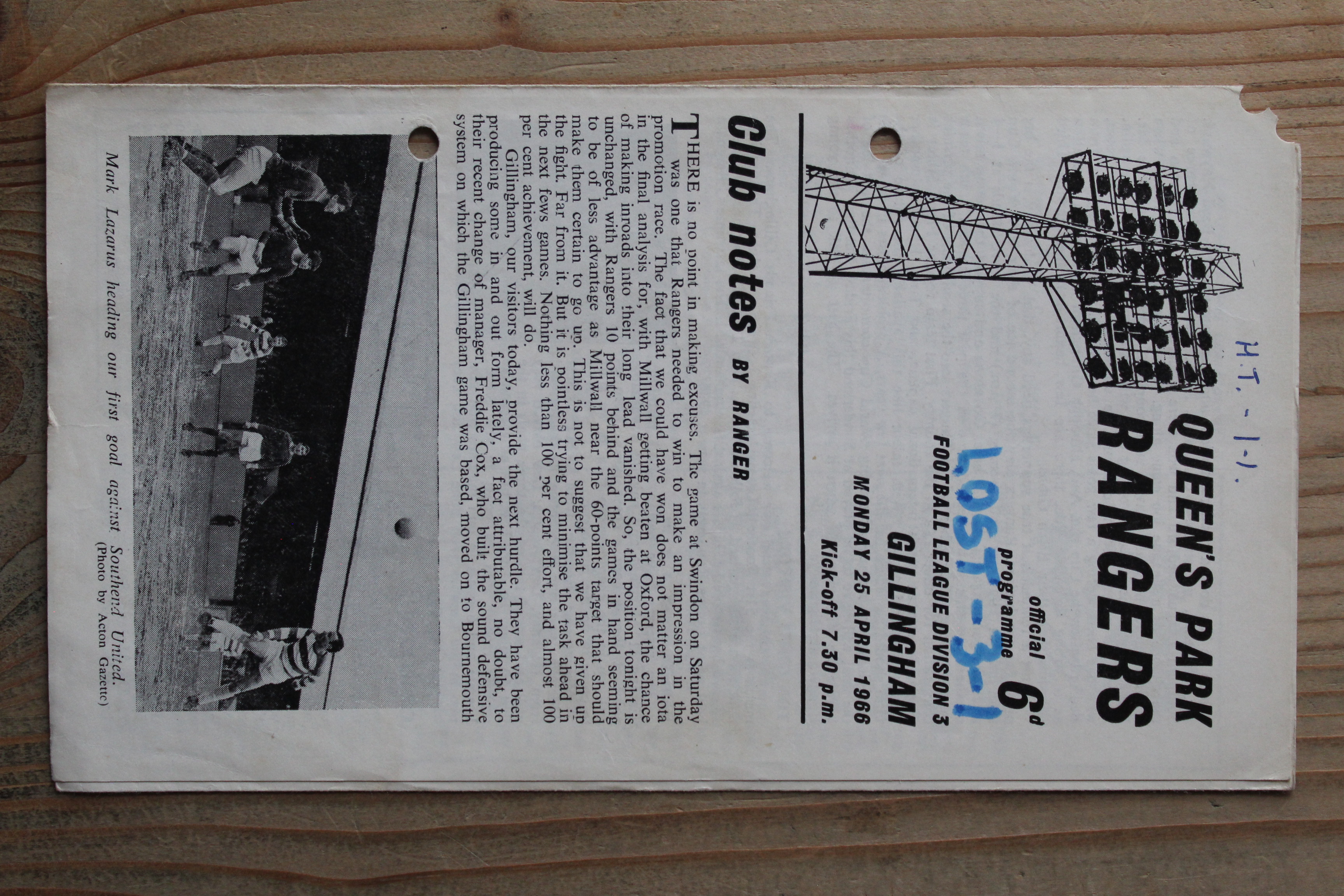 Queens Park Rangers FC v Gillingham FC