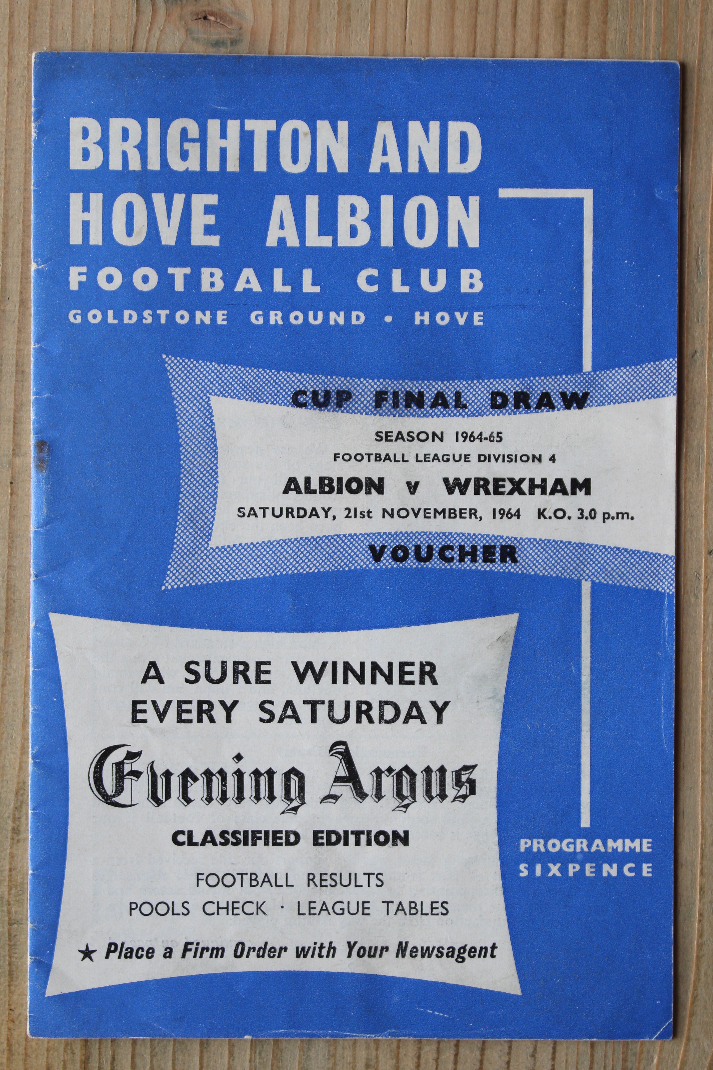 Brighton & Hove Albion FC v Wrexham FC