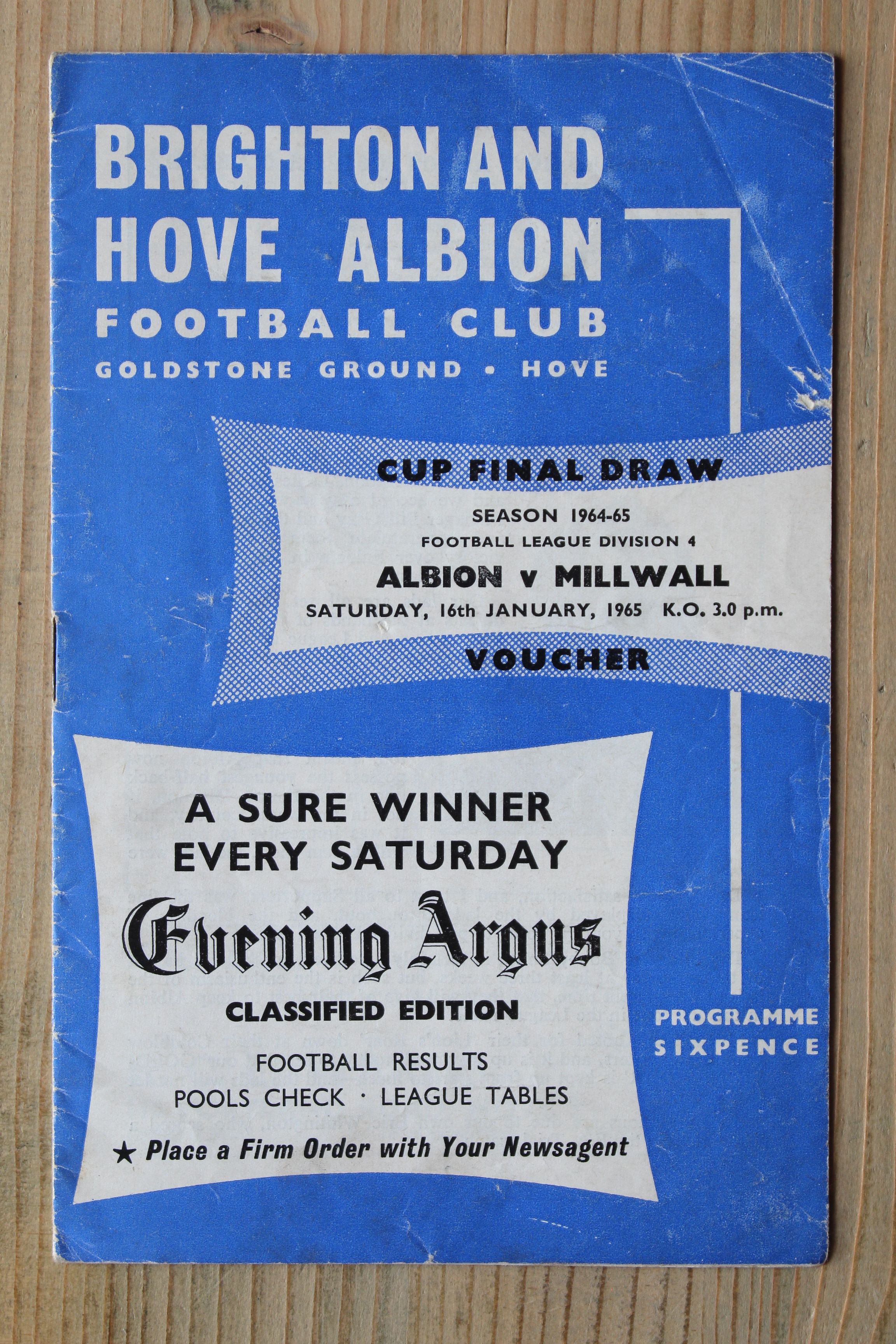 Brighton & Hove Albion FC v Millwall FC