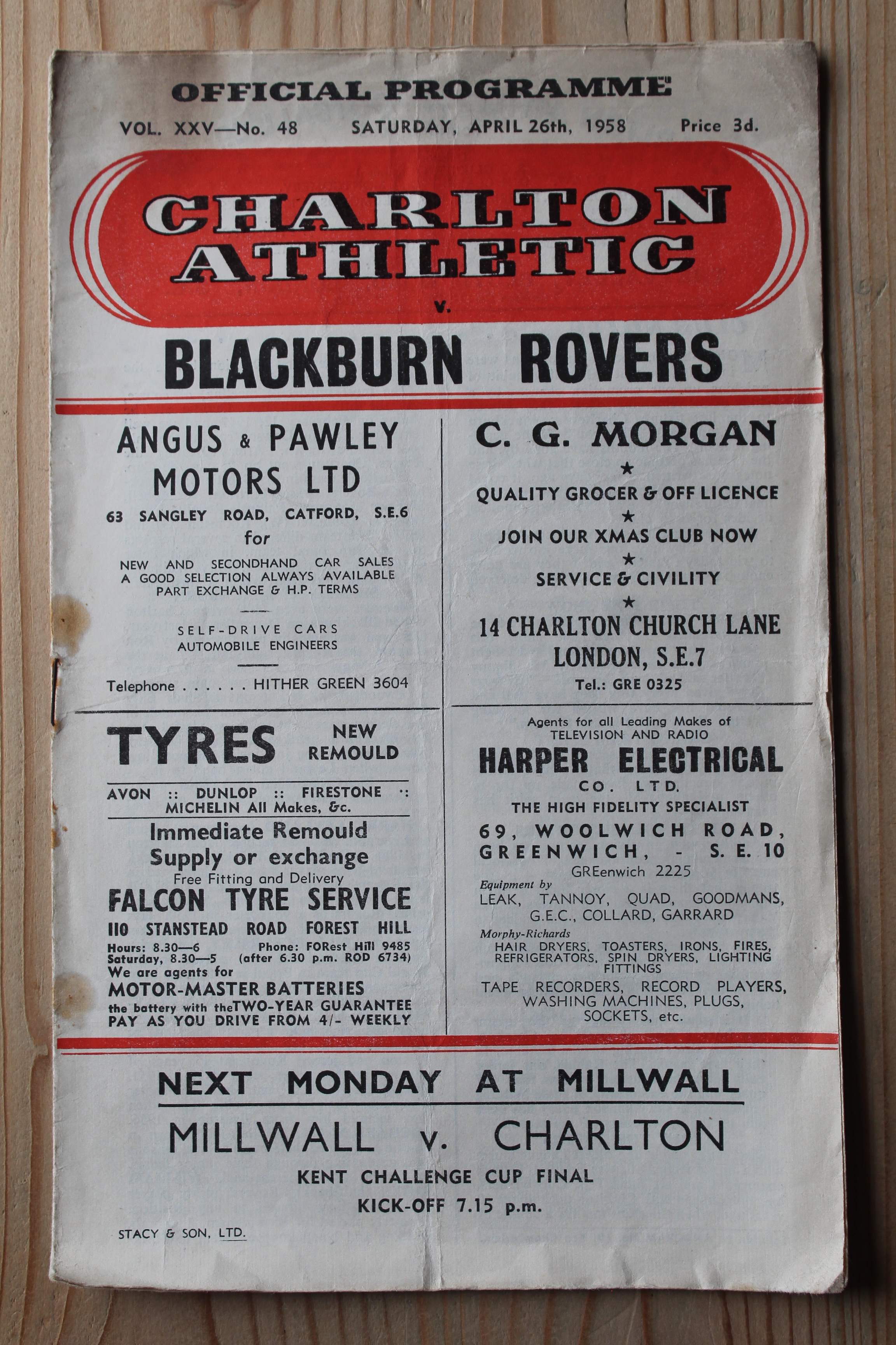 Charlton Athletic FC v Blackburn Rovers FC