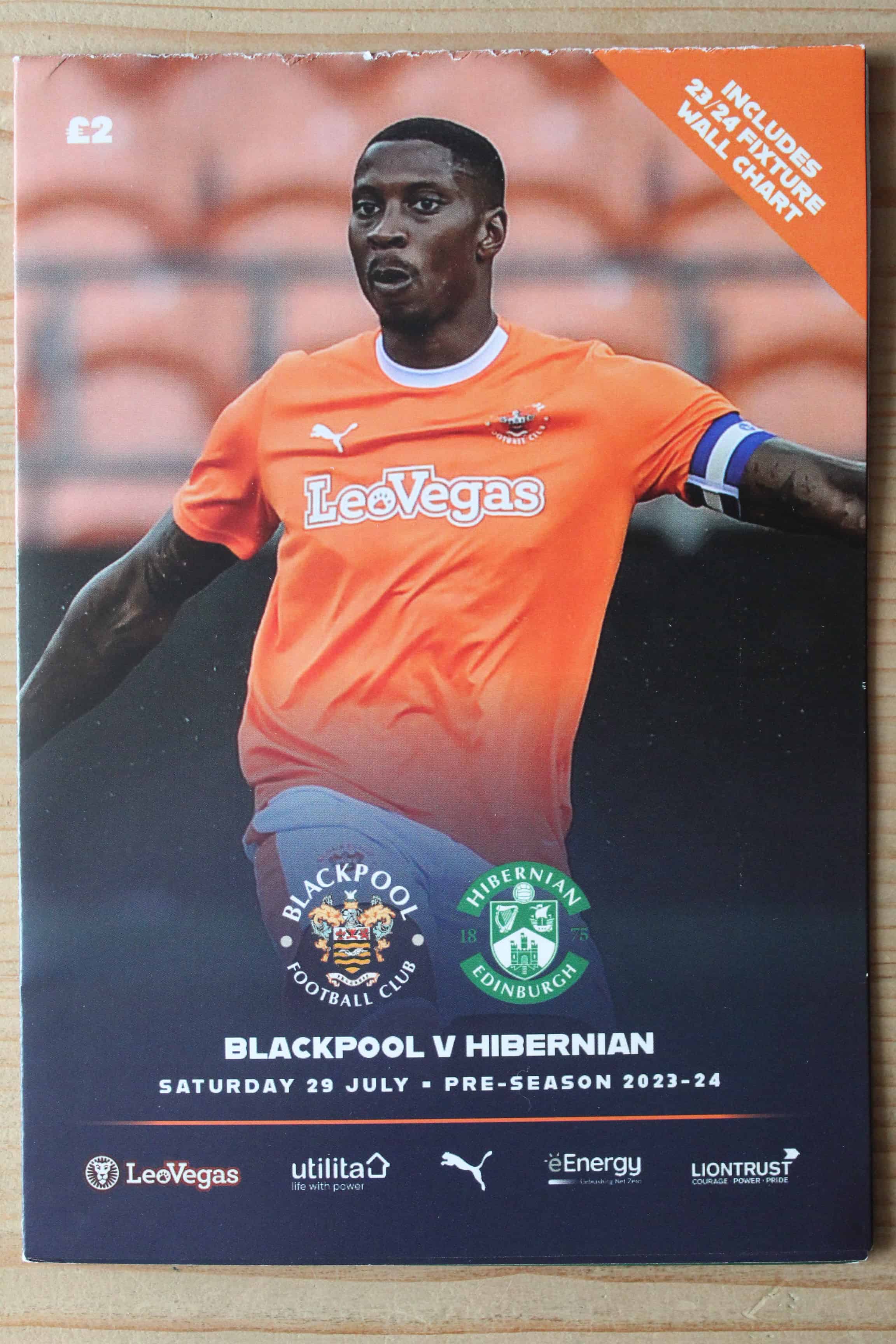 Blackpool FC v Hibernian FC