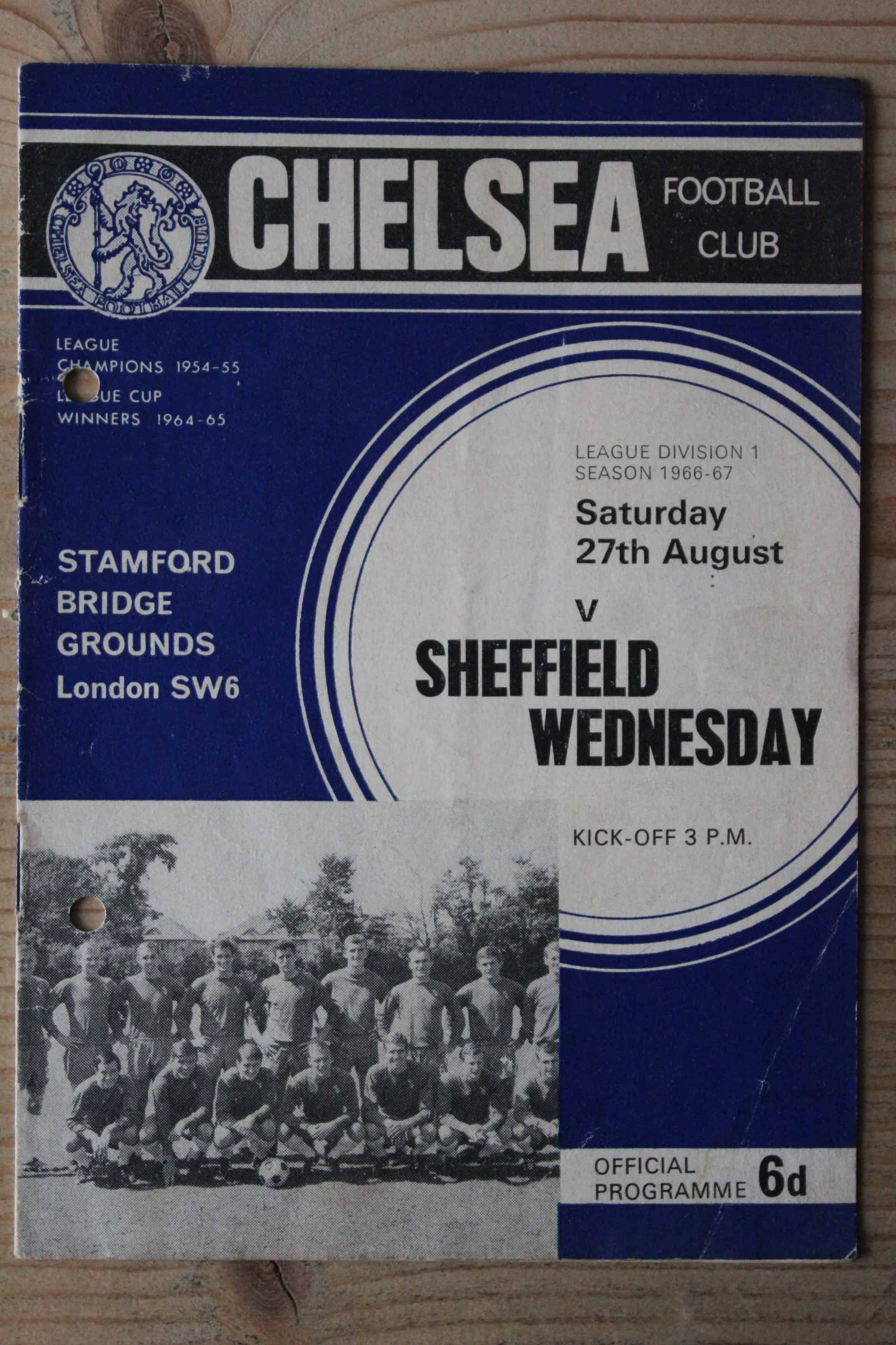 Chelsea FC v Sheffield Wednesday FC 