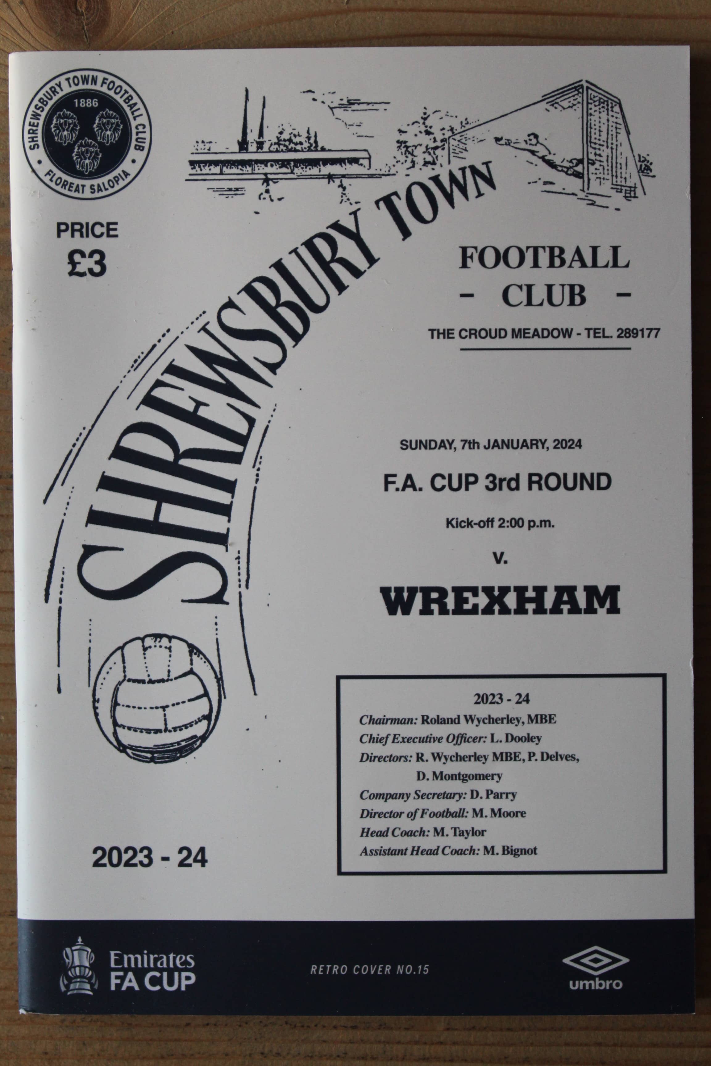 Shrewsbury Town FC v Wrexham FC